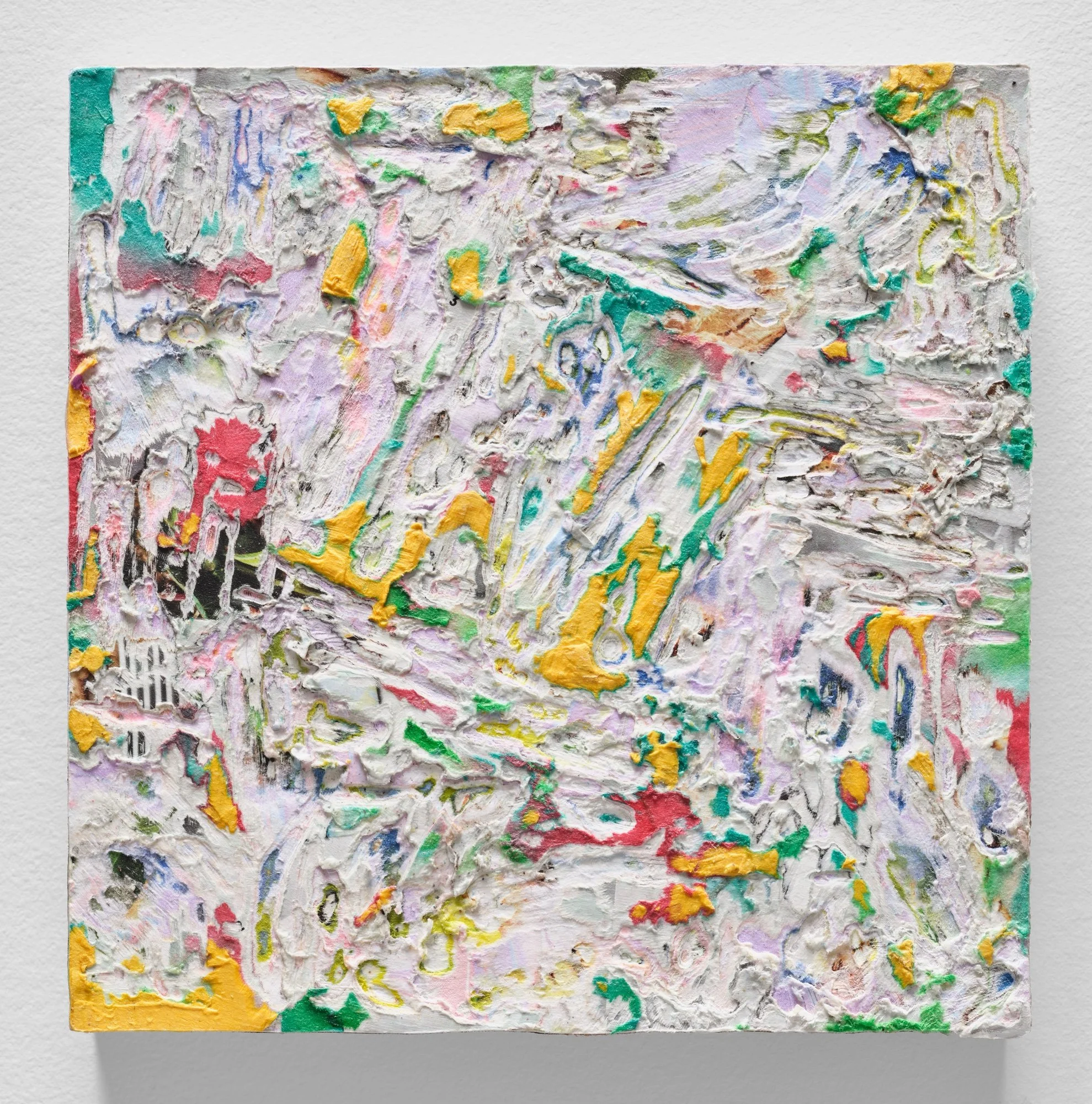 Sculptural carved paper artwork Fire No. 3 (2022)