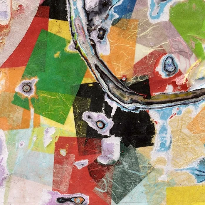 Close-up detail of Mellisugar revealing depth, strata, and texture