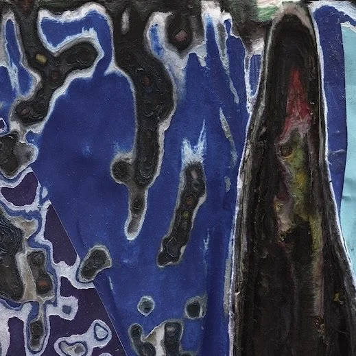 Macro detail of Fall Chaos highlighting carved paper relief and internal structure