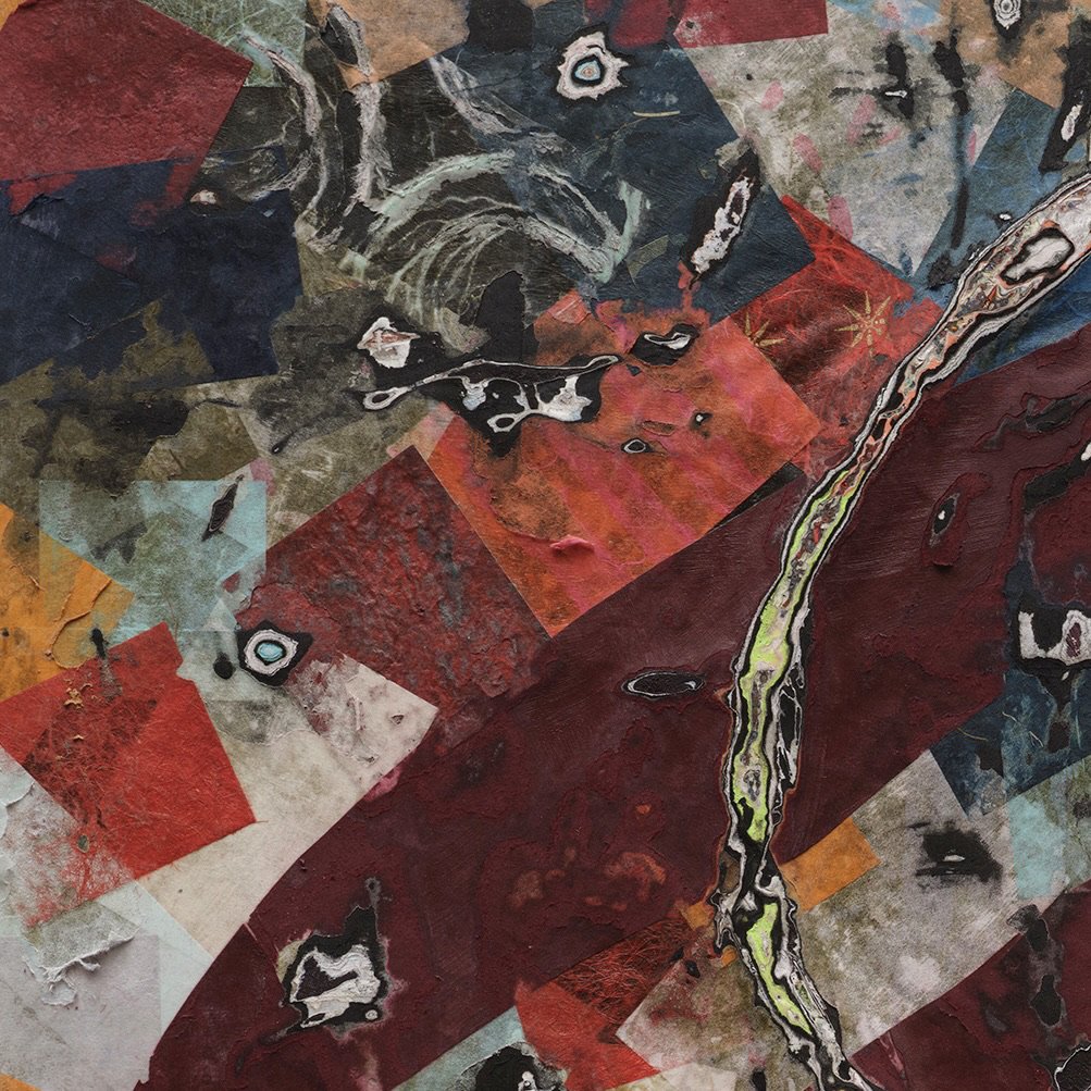 Close-up detail of Miss in Abyme revealing depth, strata, and texture
