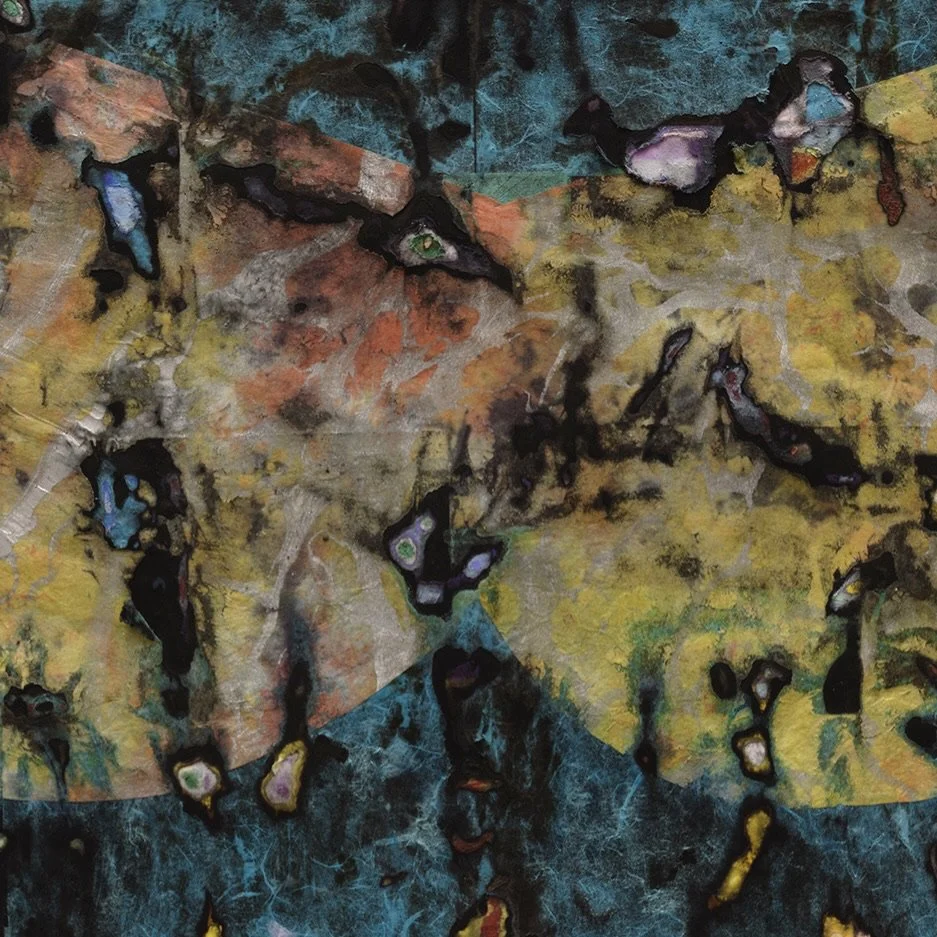 Close-up detail of Peixinha revealing depth, strata, and texture