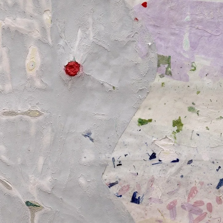 Macro detail of ALo highlighting carved paper relief and internal structure