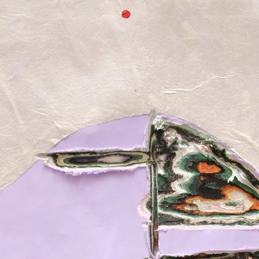 Close-up detail of Margaritari revealing depth, strata, and texture
