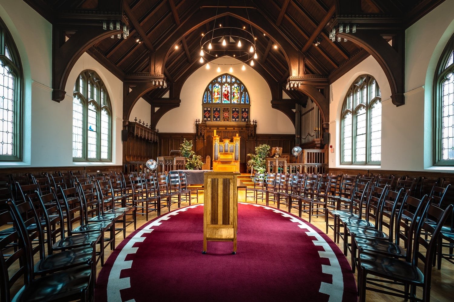 Harvard Divinity School presentation of Cracks in the Temple by sculptural paper artist Michele Bonds