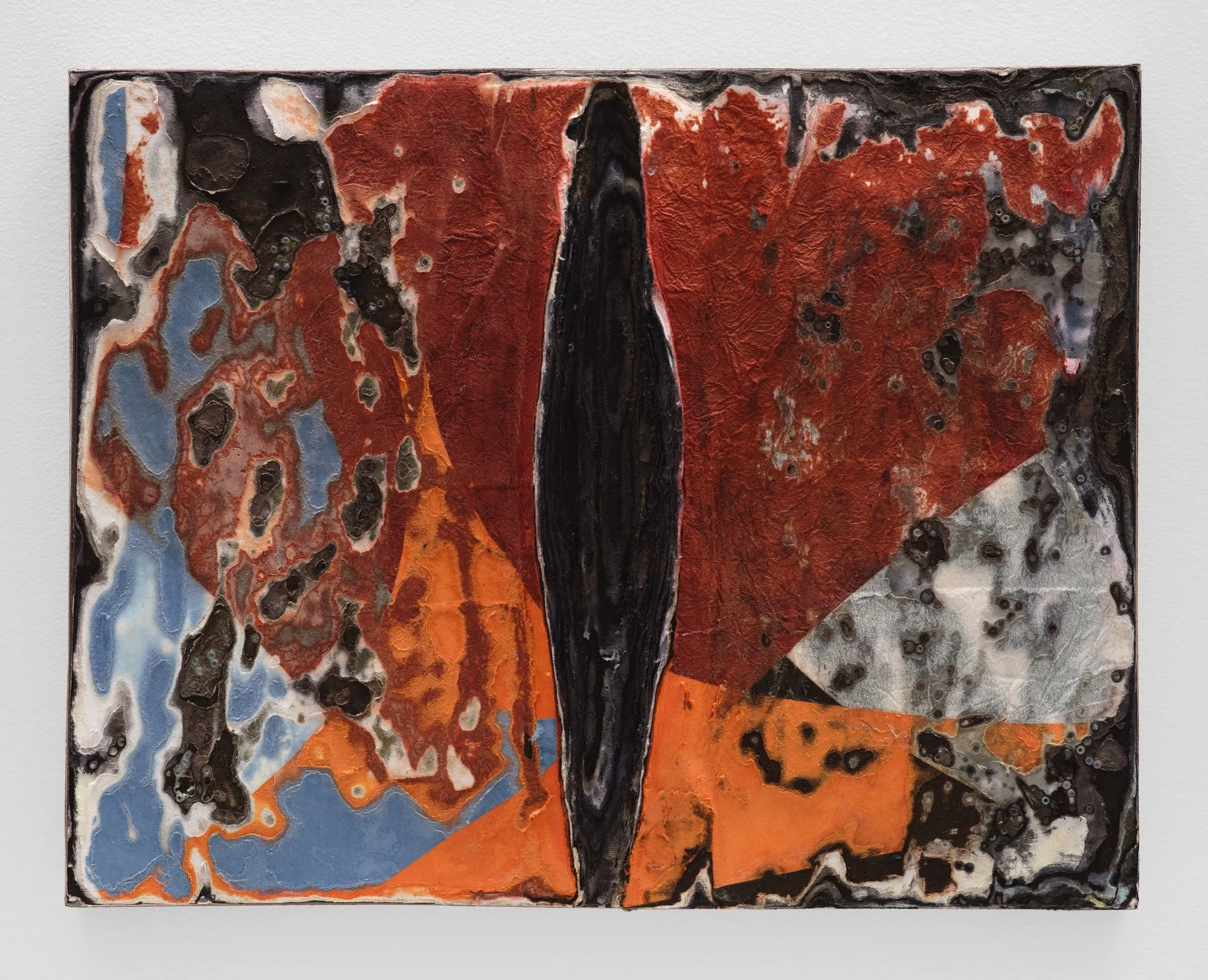 Sculptural carved paper artwork Winter Chaos (2023)