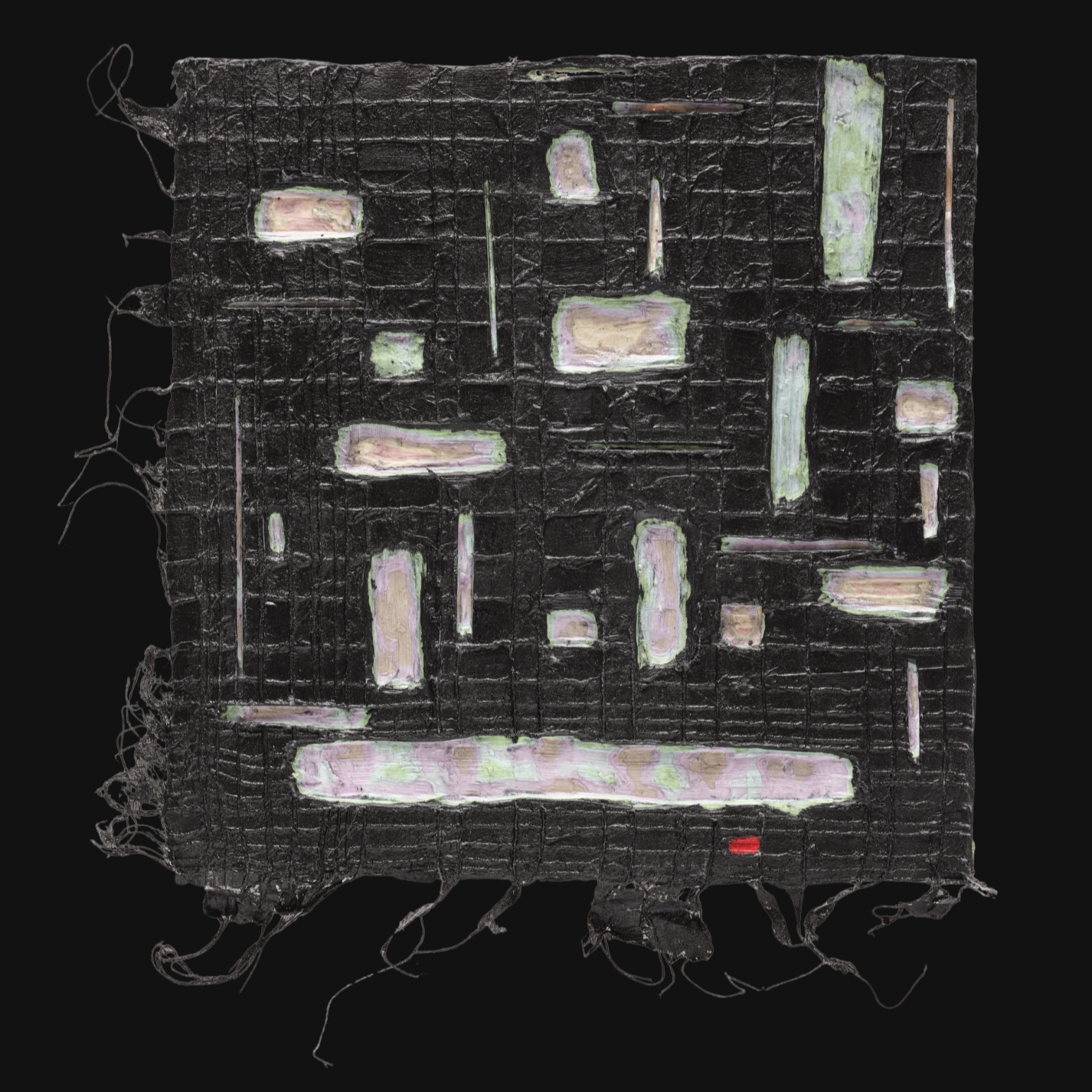 Black #3, 6 x 6 in