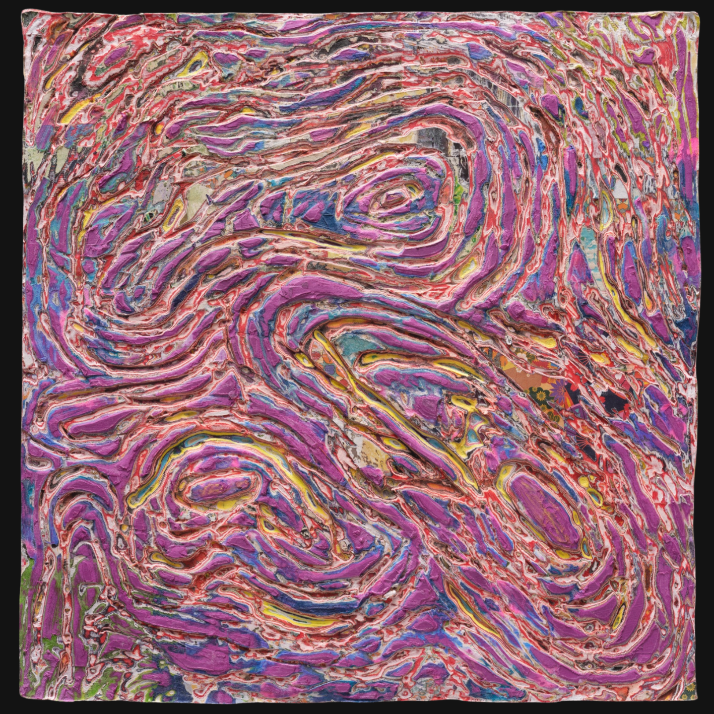 Curves #1, 12 x 12 in