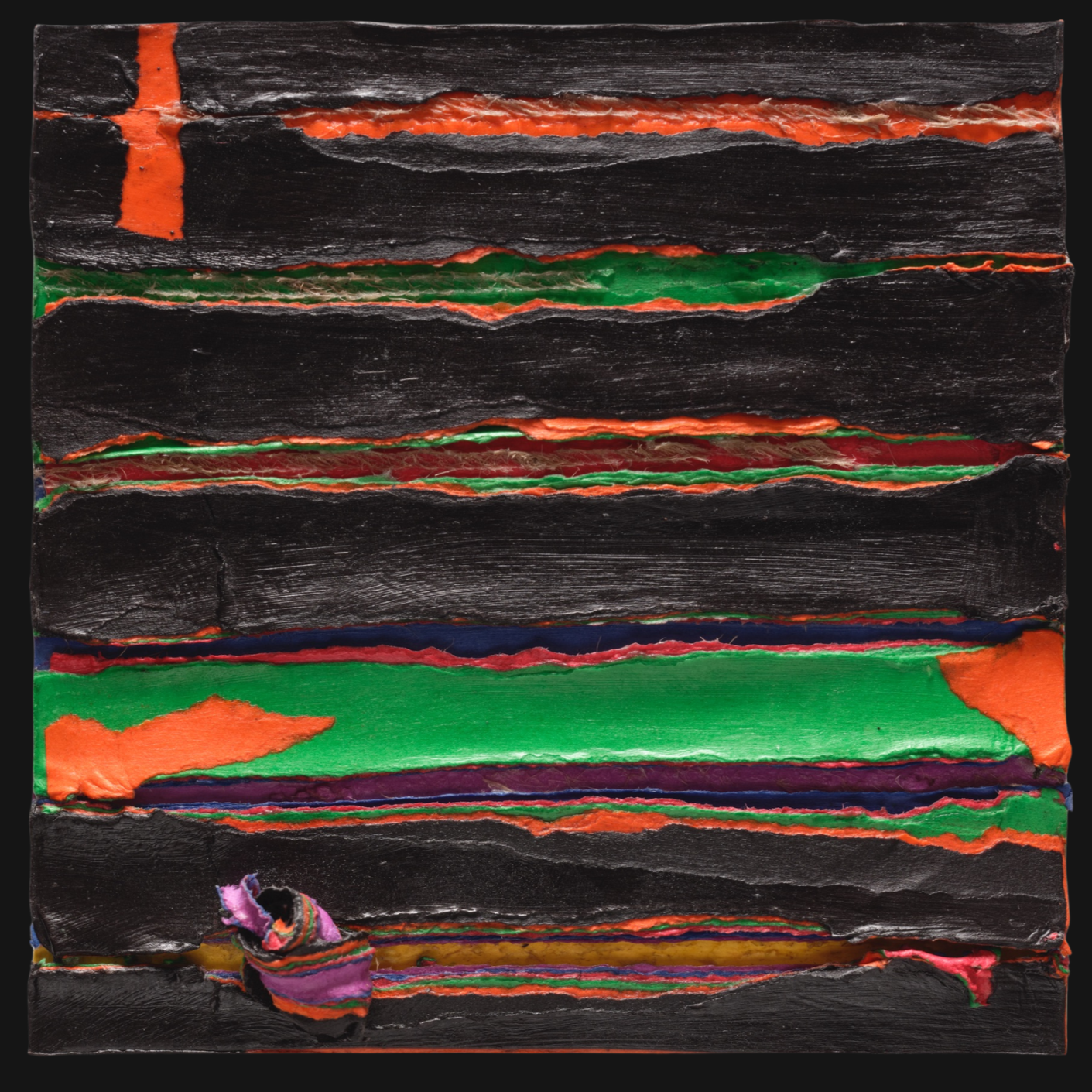 Black #2, 6 x 6 in