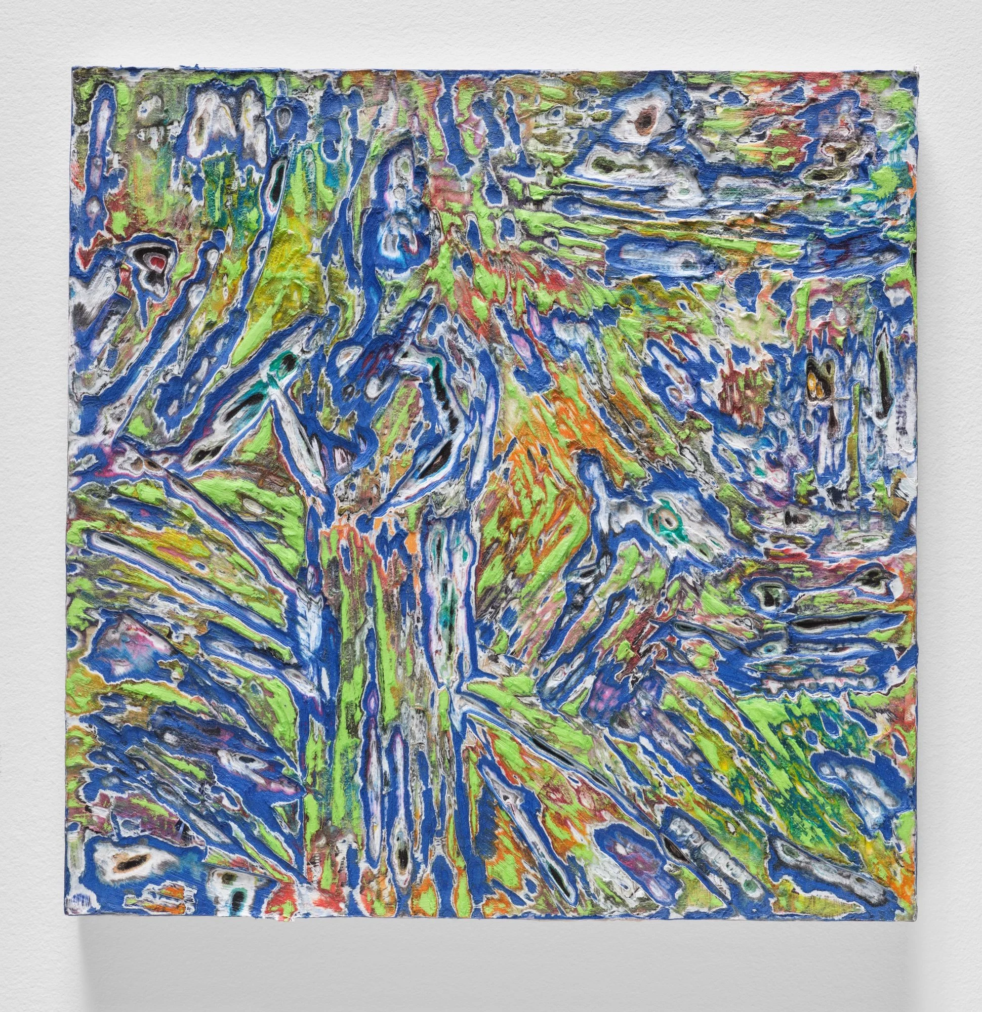 Sculptural carved paper artwork Flow No. 2 (2022)