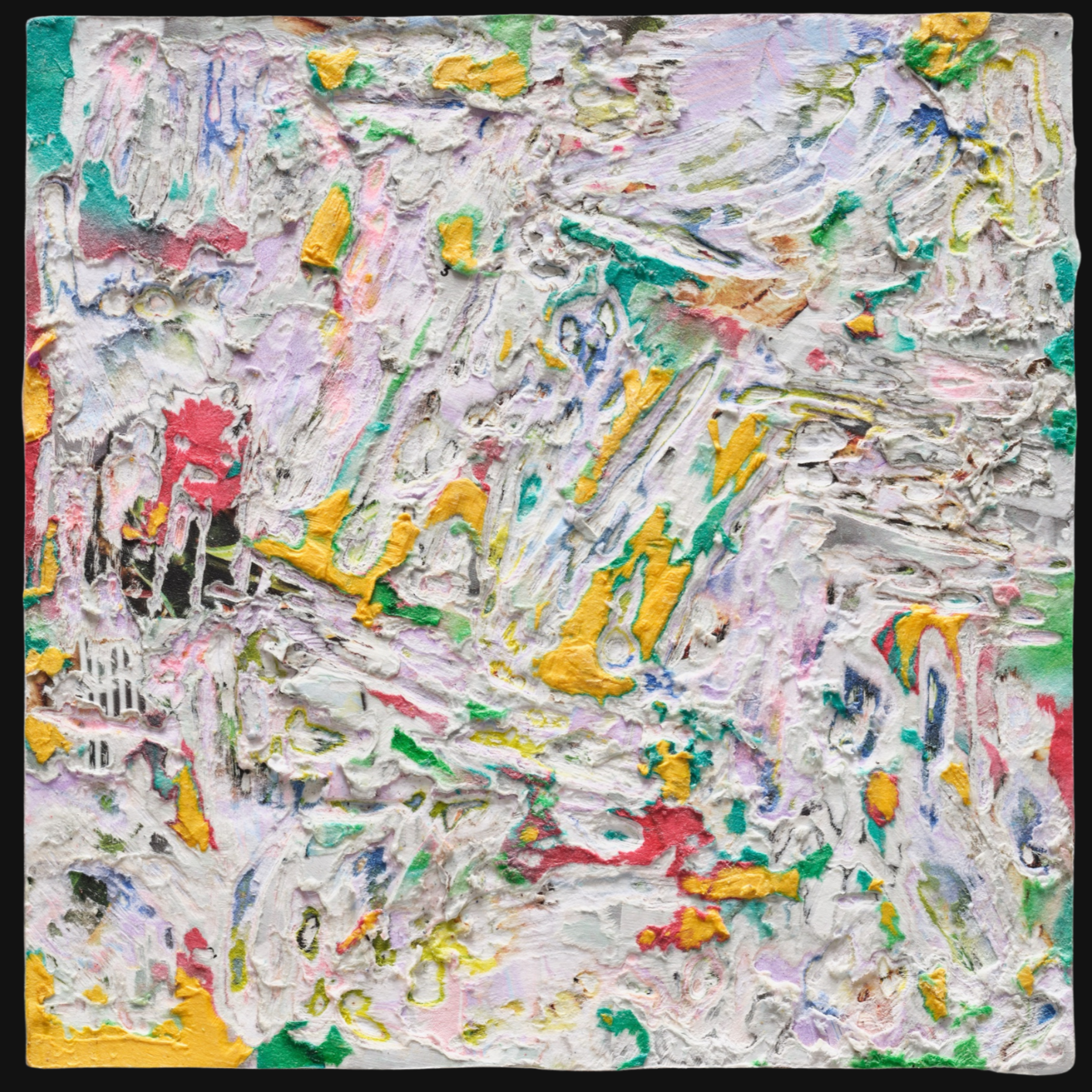 Fire #3, 6 x 6 in
