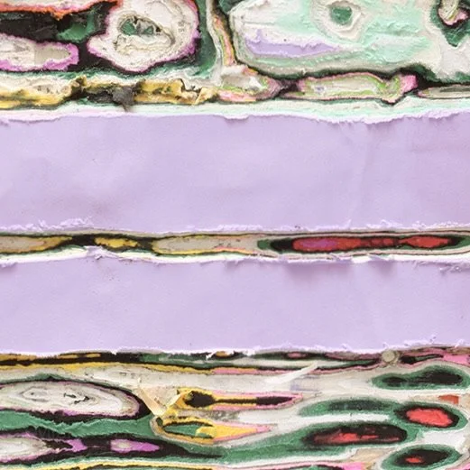 Detail of Margaritari showing layered and hand-carved paper surface