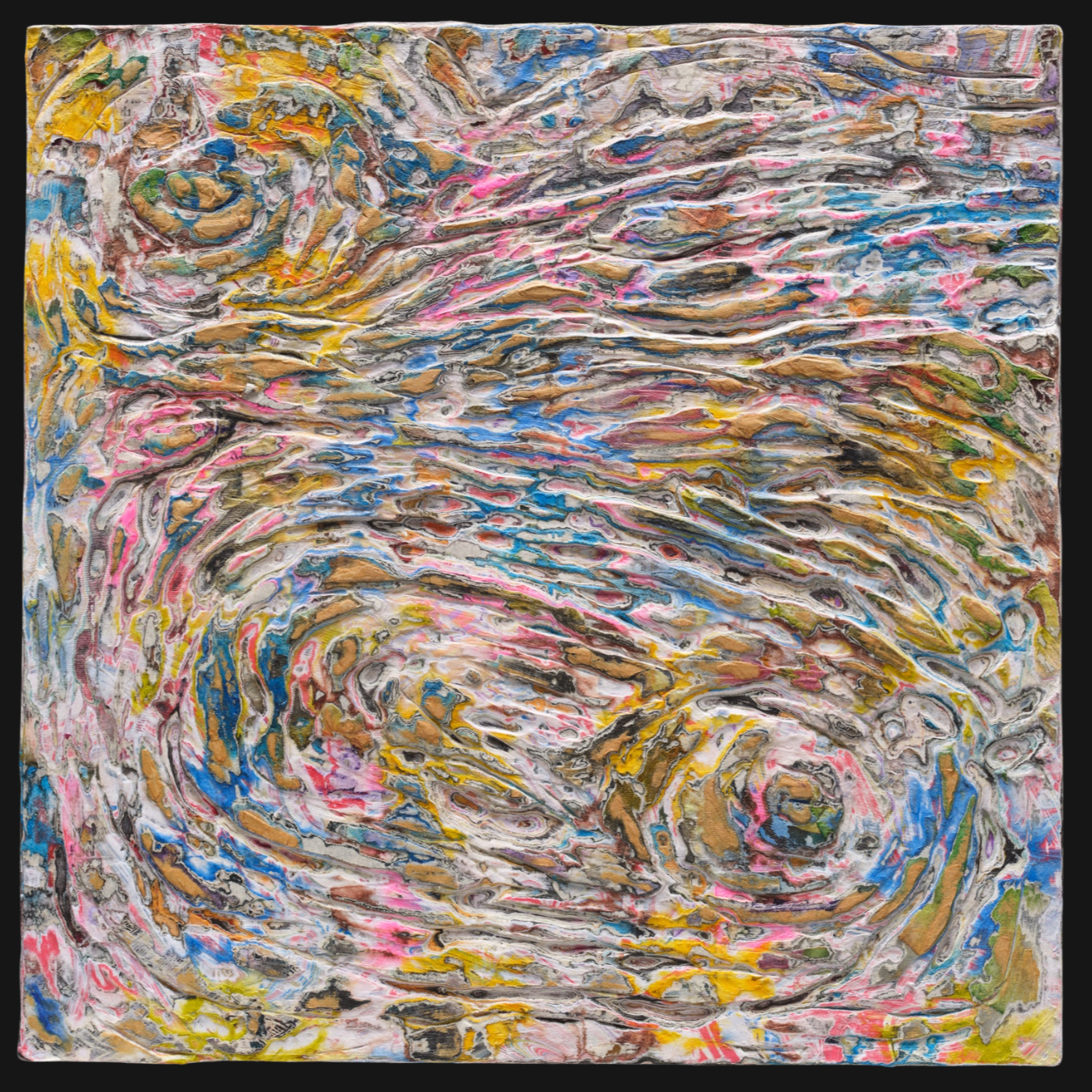 Curves #2, 10 x 10 in