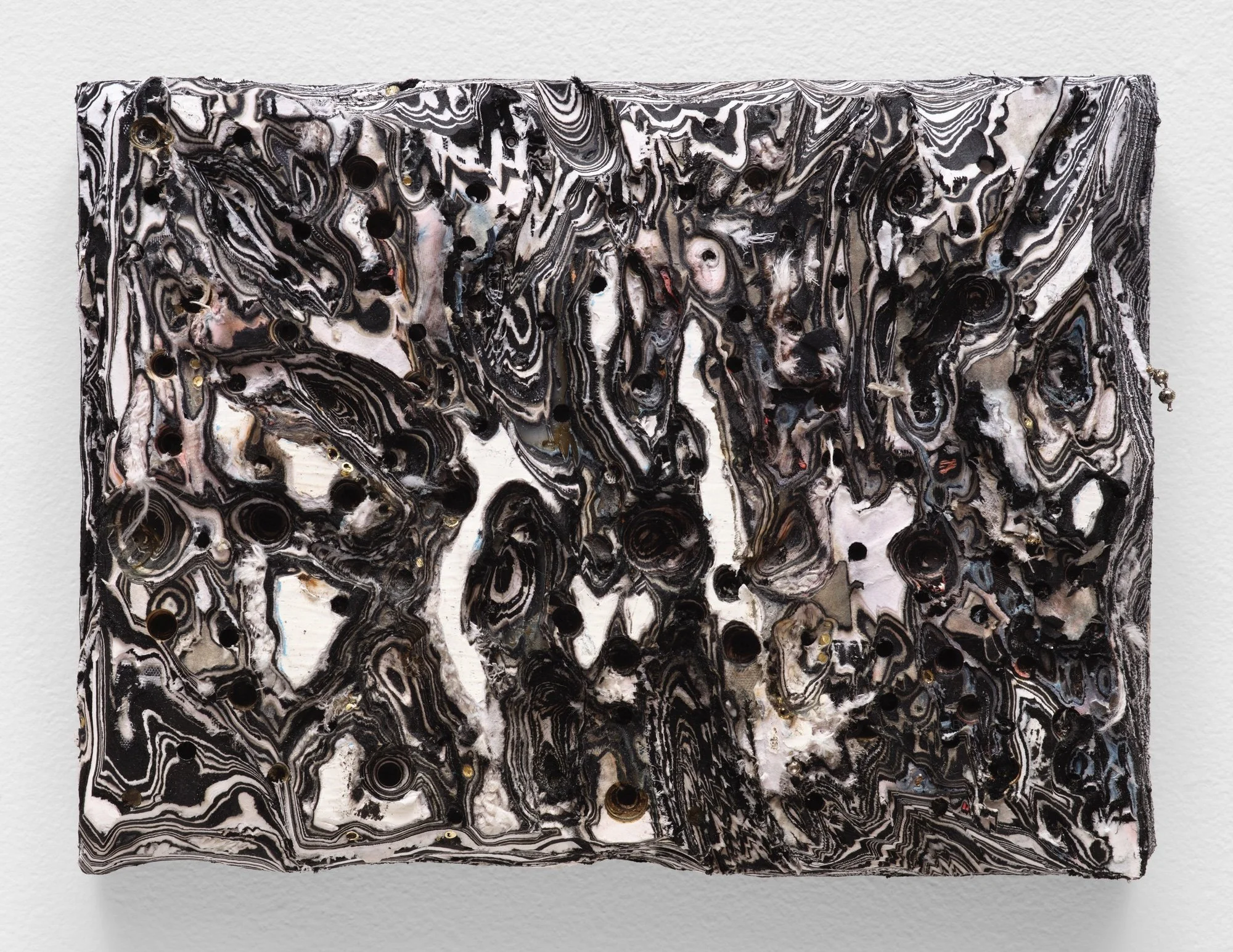 Sculptural carved paper artwork White No. 5 (2023)