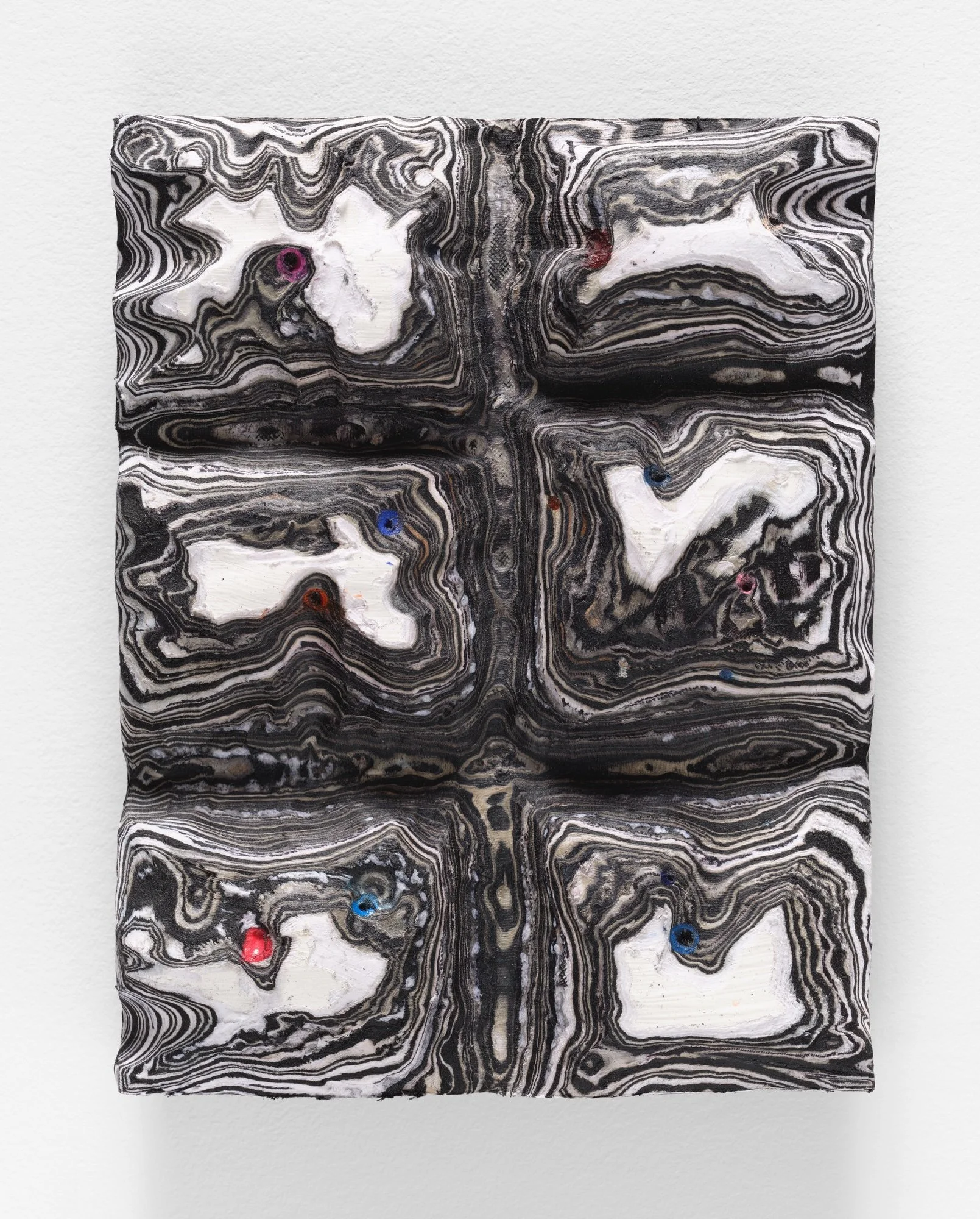 Sculptural carved paper artwork White No. 1 (2022)