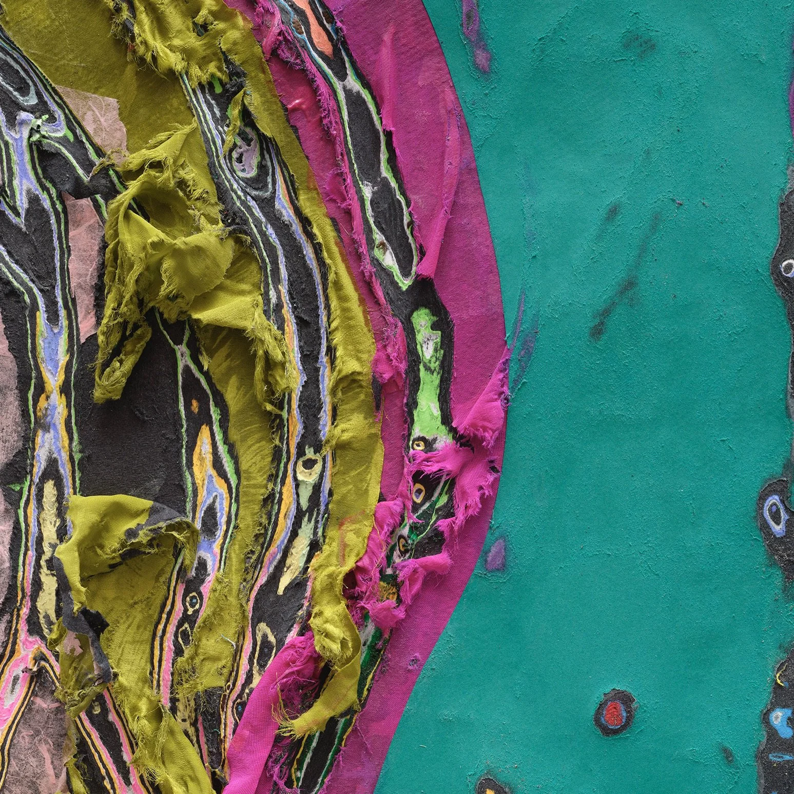 Macro detail of Stakahi highlighting carved paper relief and internal structure