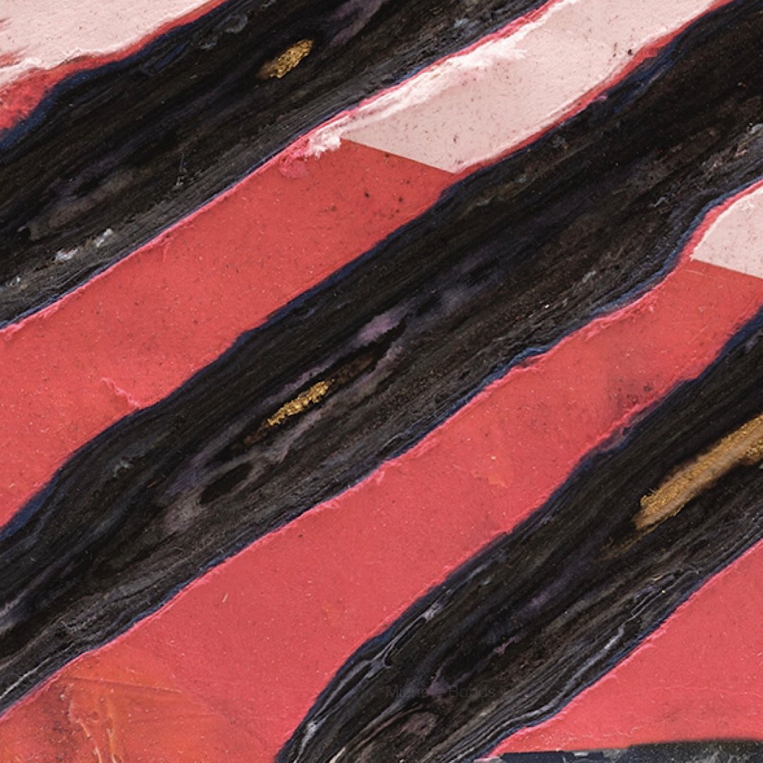Macro detail of Winter Order highlighting carved paper relief and internal structure