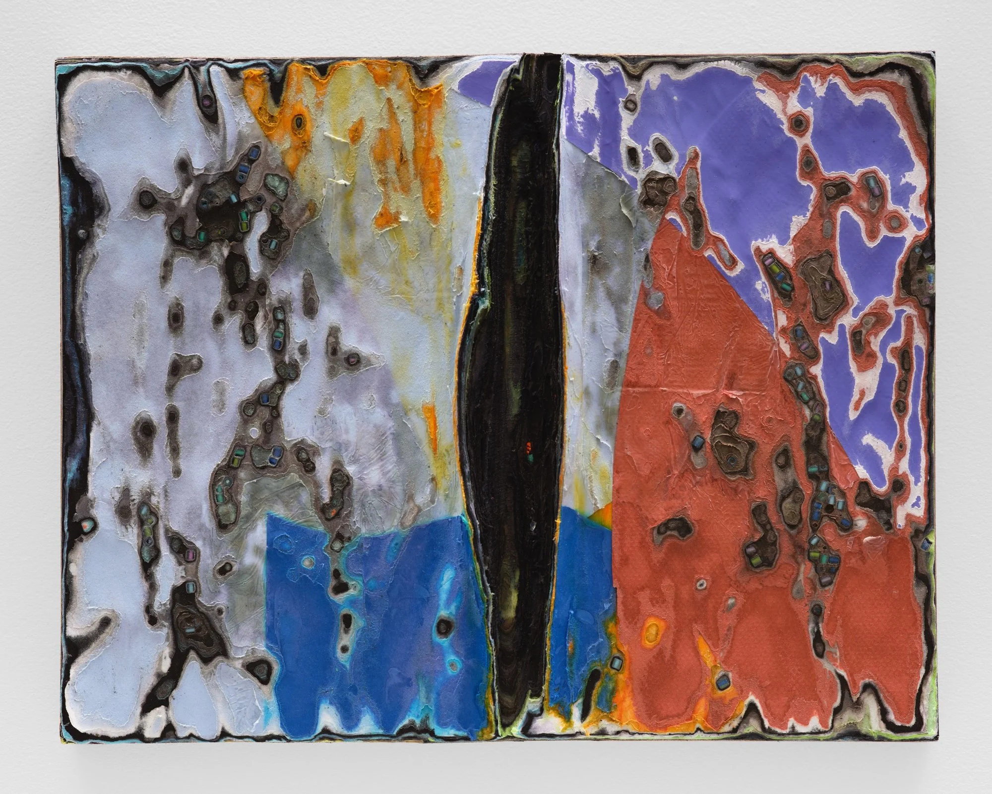Sculptural carved paper artwork Summer Chaos (2023)