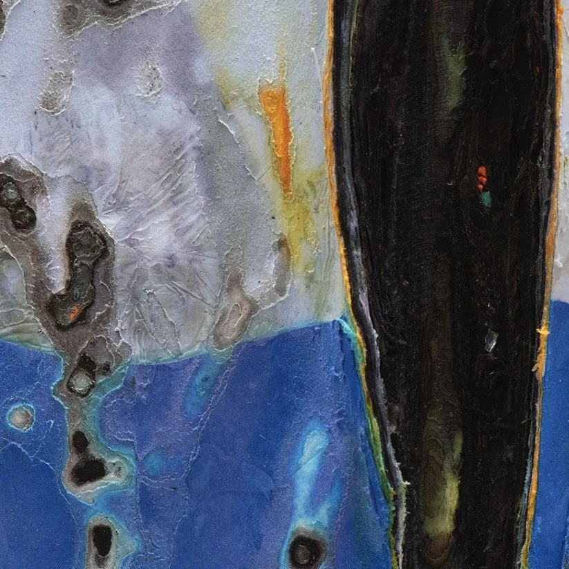 Macro detail of Summer Chaos highlighting carved paper relief and internal structure