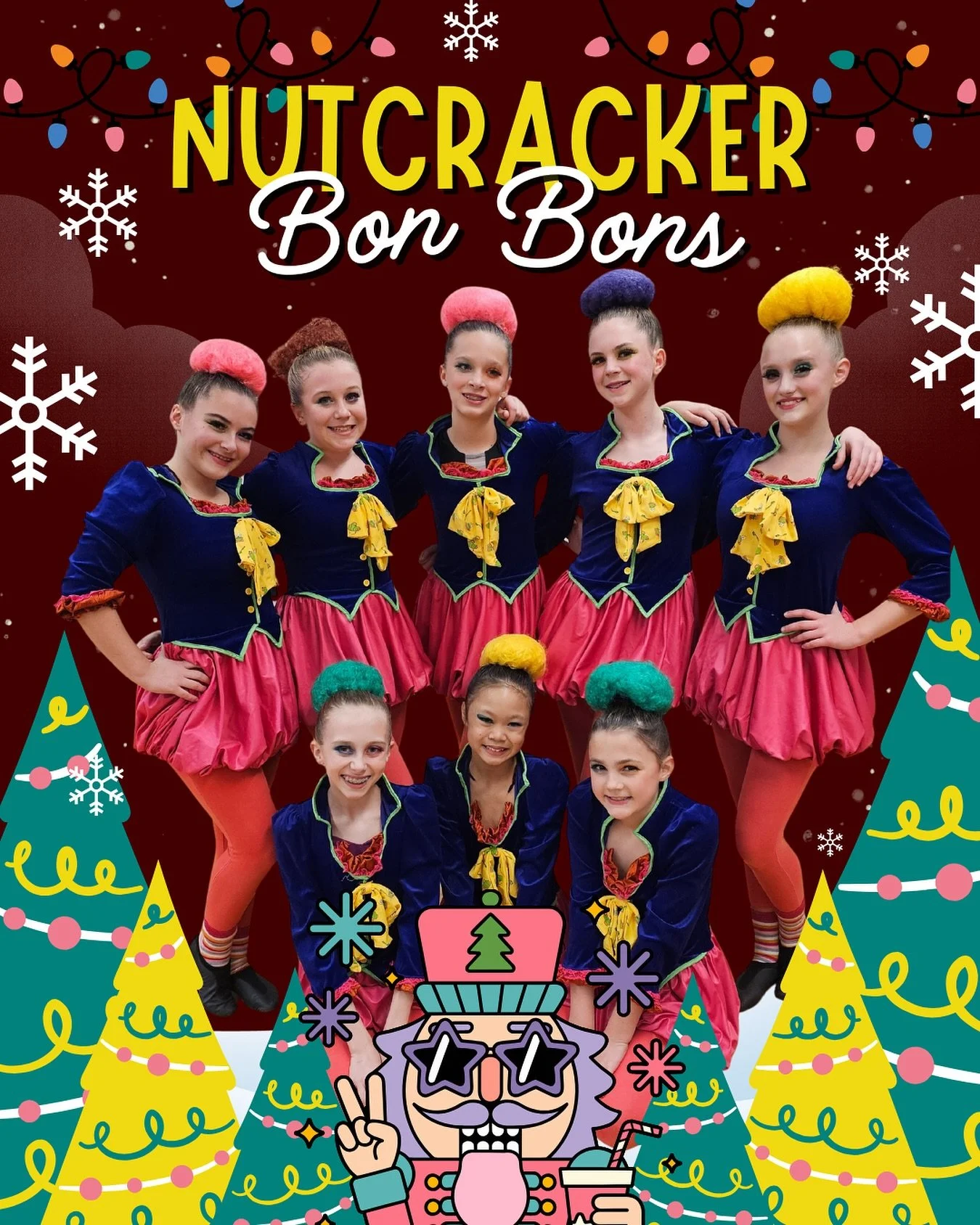 Come see our dancers that are performing in the @ballstatetheatredance Nutcracker this weekend as Mother Ginger&rsquo;s Bon Bons! We can&rsquo;t wait to see you shine on stage! 🩰🎄
&hellip;
#seriousdancingseriousfun #dazzledance  #dancecompany  #daz