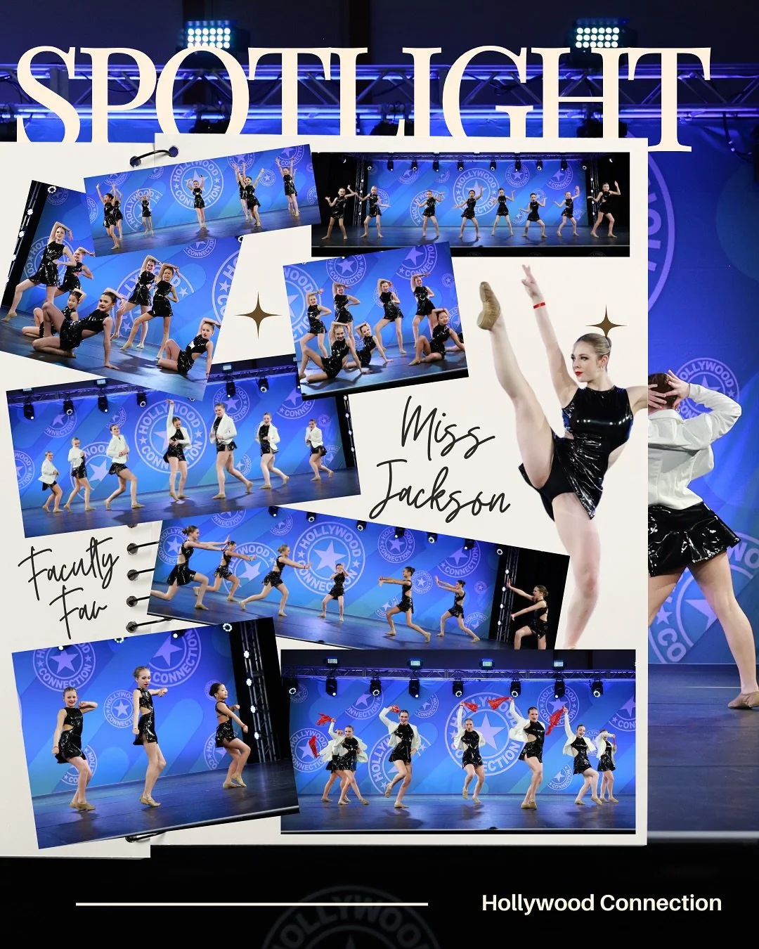 Our dancers lit up the stage at Hollywood Connection, and we couldn&rsquo;t be prouder to celebrate three group dances that received a special award:
🌟 Production Jazz &ldquo;Miss Jackson&rdquo; &ndash; Spotlight Award 🌟 Junior Jazz &ldquo;Le Chic&