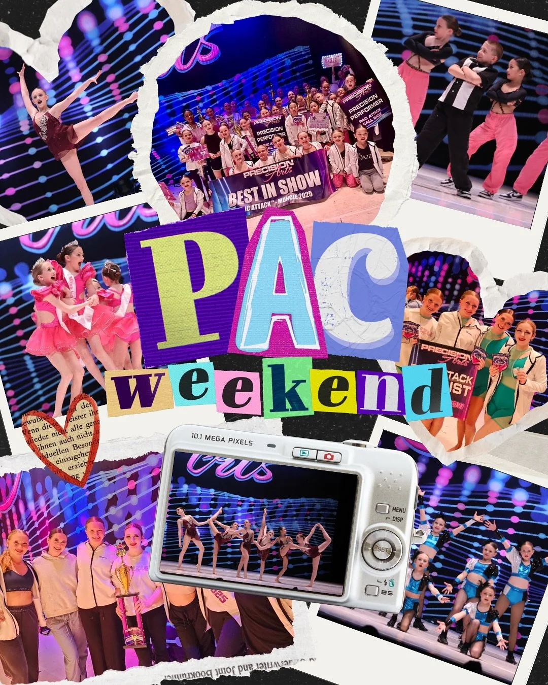 We are so pumped to be competing at our first full company competition of the season in our hometown! Come out and watch our dancers take the stage at Emens! They will be dancing all weekend long! Swipe for each day&rsquo;s schedule!
&hellip;
#seriou