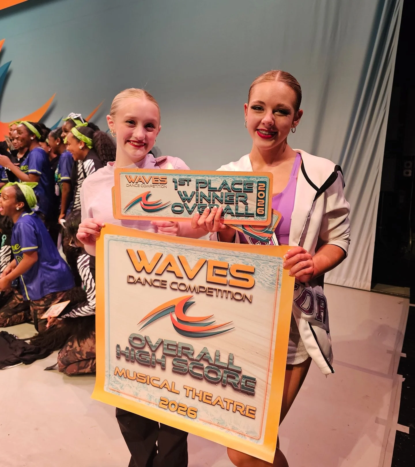 What a special weekend for these dancers. Izzy and Emma attended one last competition, and they made every moment count.
All of their dancers received a Diamond Adjudication.
✨ Izzy&rsquo;s Contemporary Solo earned 1st Overall and she was also awarde