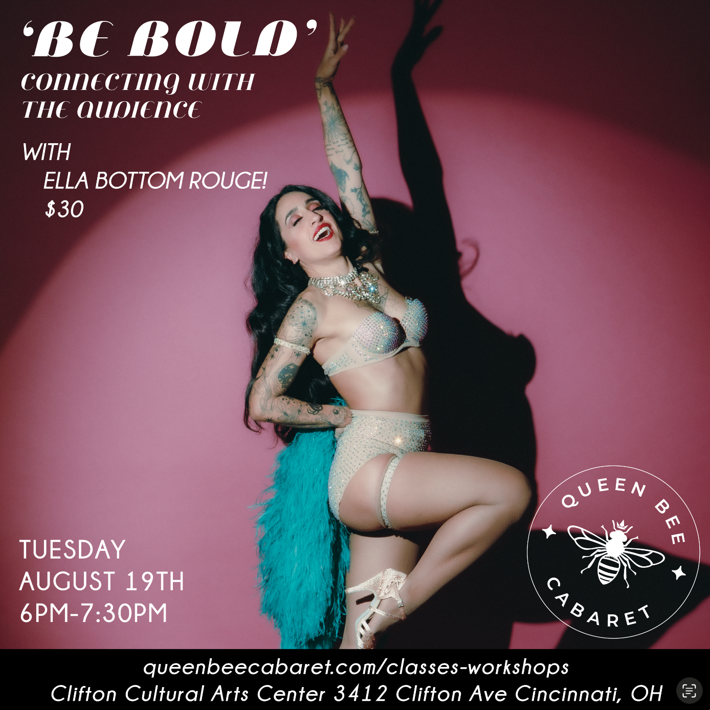 ‘Be Bold’: Connecting with the Audience with Ella Bottom Rouge!