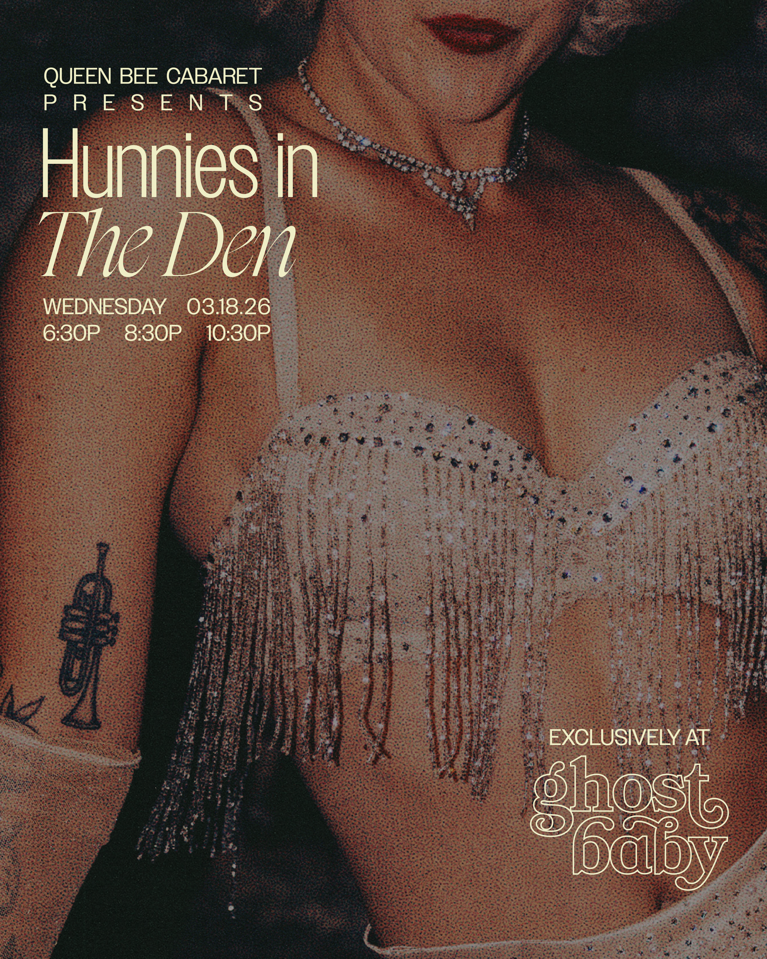 Hunnies in the Den-March