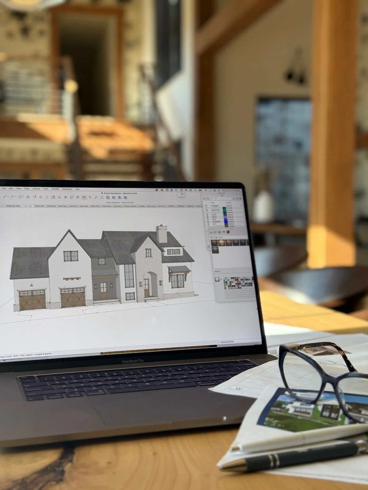 Saturday sun. SketchUp open. A new Cedarburg story beginning to take shape. Designing a home that honors the history of this charming city while giving a modern family their next chapter. 🤍

#NewBuildDesign
#HistoricInspiredDesign #DesignInTheMaking