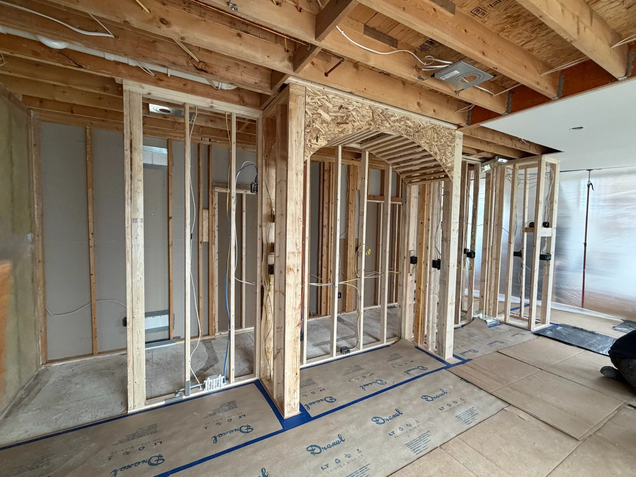 #MondayMantra: Trust the Process. 

Most people fall in love with the finished photos. We fall in love with this part.

The framing stage is when dreams start to take shape. New walls, better flow, improved function, and the promise of what's to come