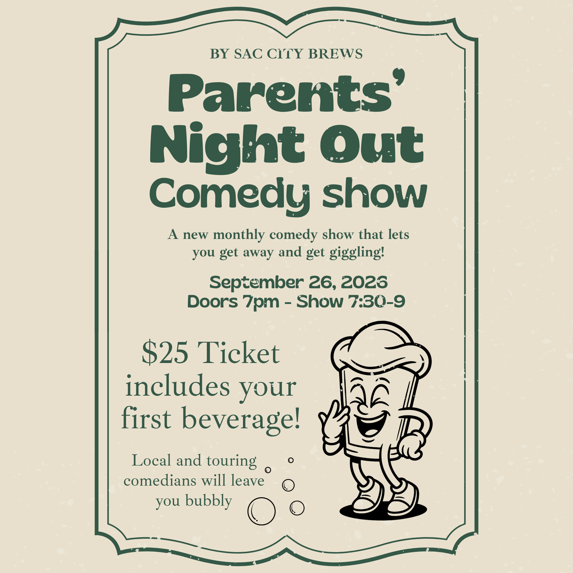 COMEDY NIGHT AT SCB!