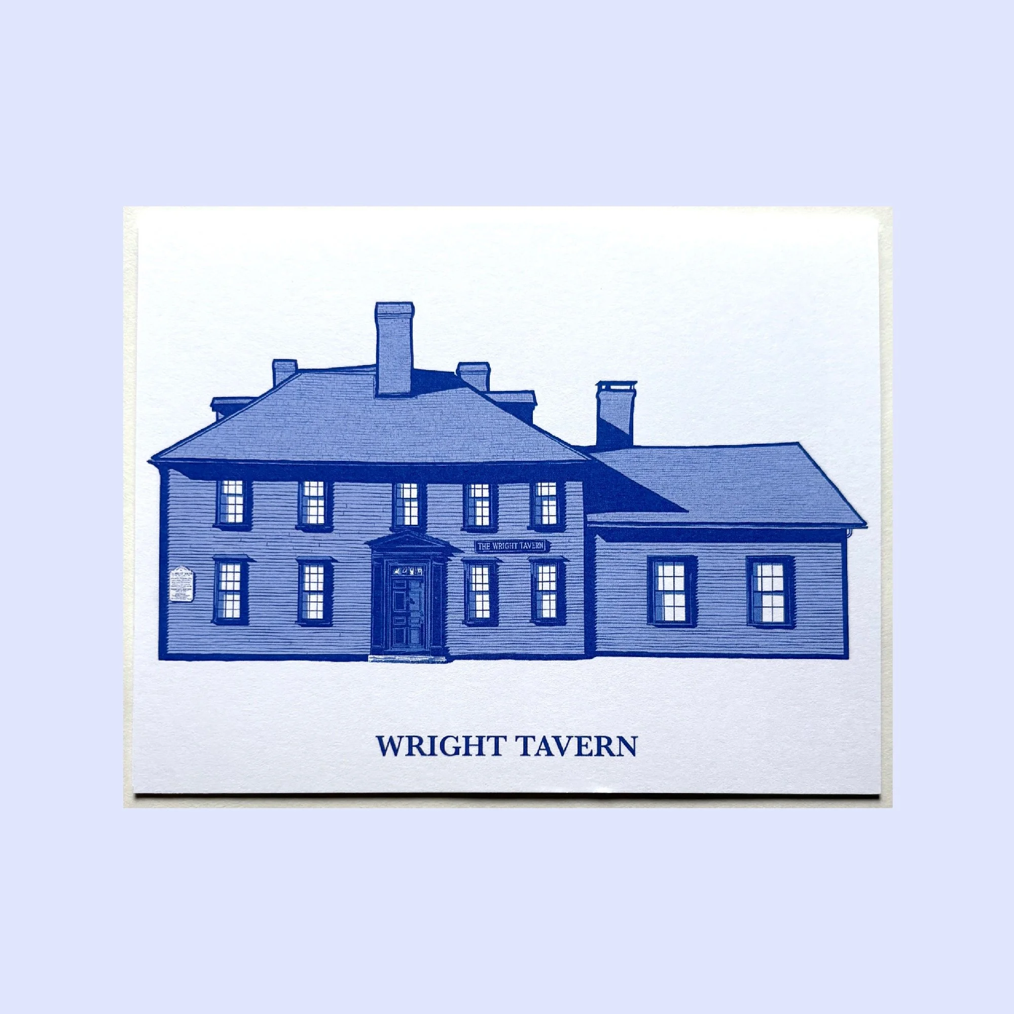 Wright Tavern 4.25x5.5 inch Note Card Sets: In Stock in Concord, MA