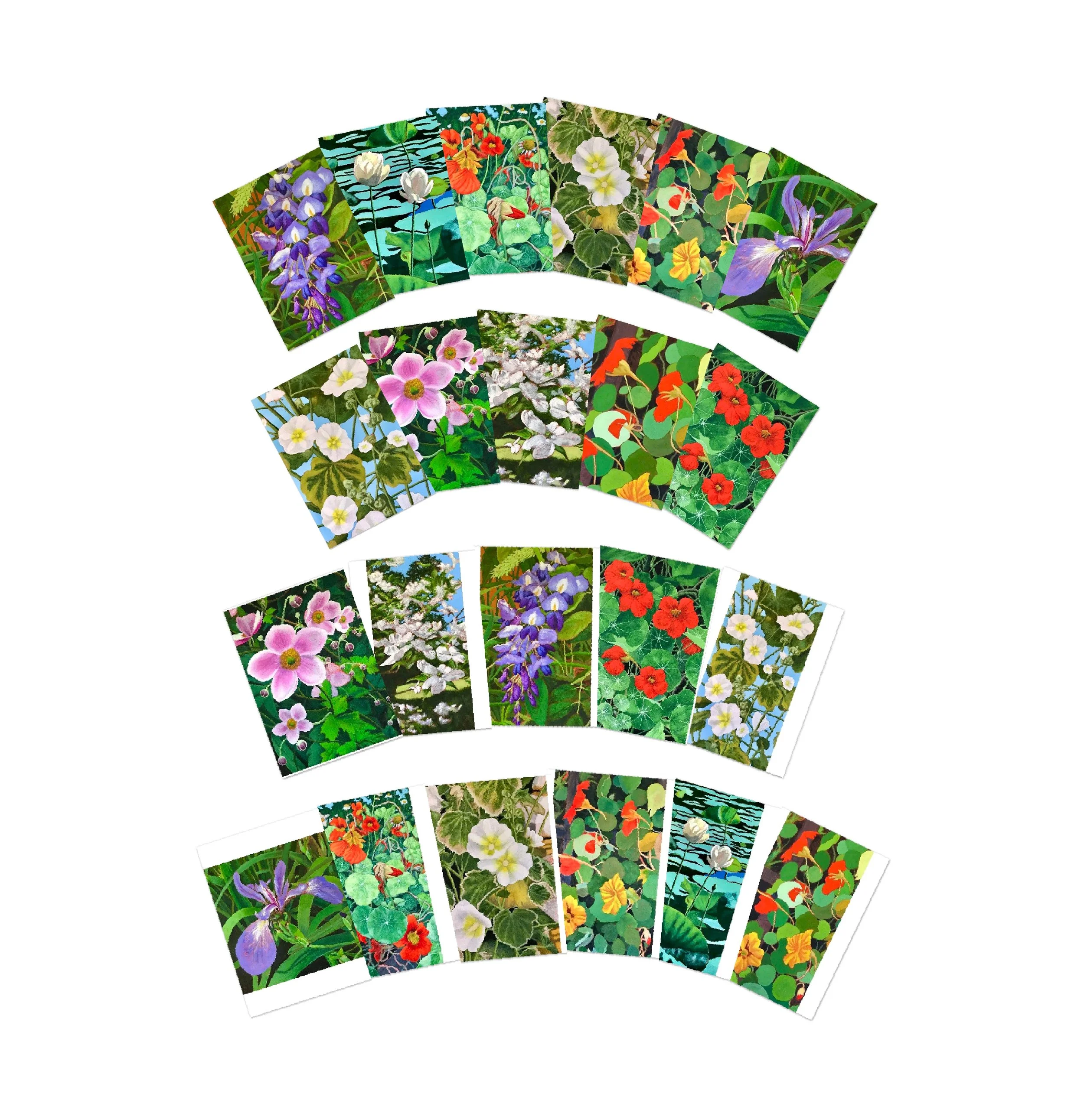 5x7 inch Mixed Floral Note Card Sets: In Stock in Concord, MA