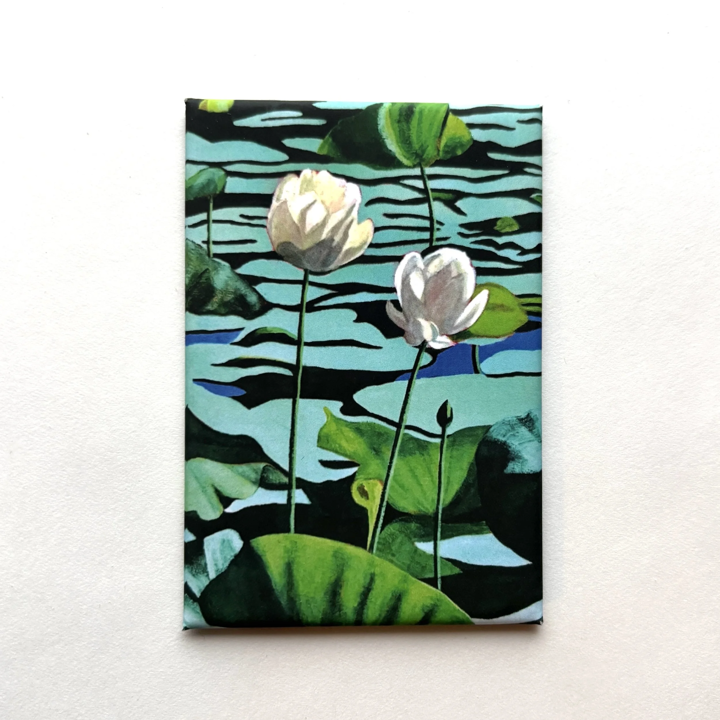 Lotus Pair 2x3 inch fridge magnet: In Stock in Concord, MA