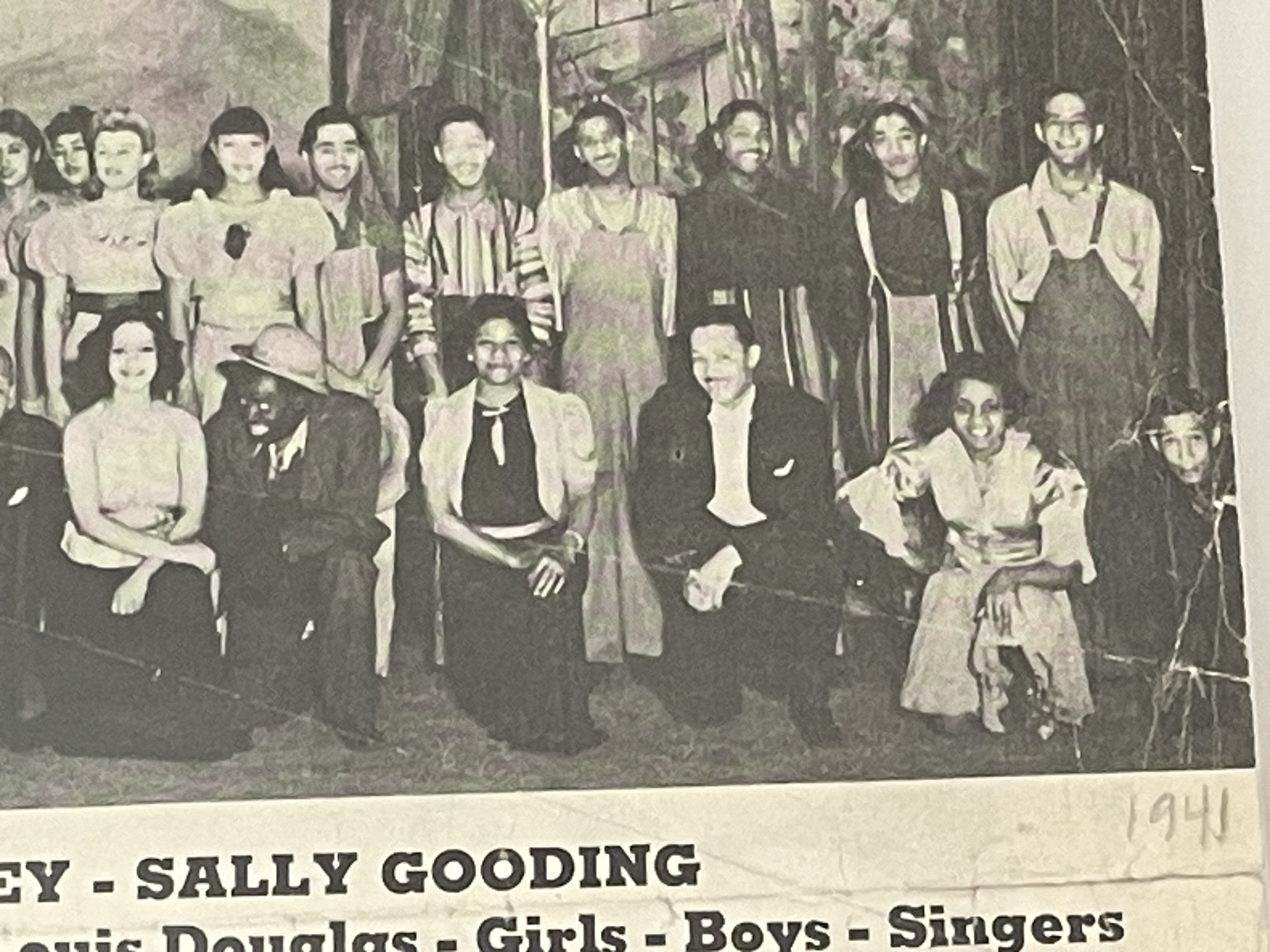 Most likely 02/21/41 Up Harlem Way (musical comedy) - Slim & Slam, Billie Holiday, Conway & Parks, Flournoy Miller, Nina Mae McKinney (Aunt Doris may be in the far right corner - Close Up)