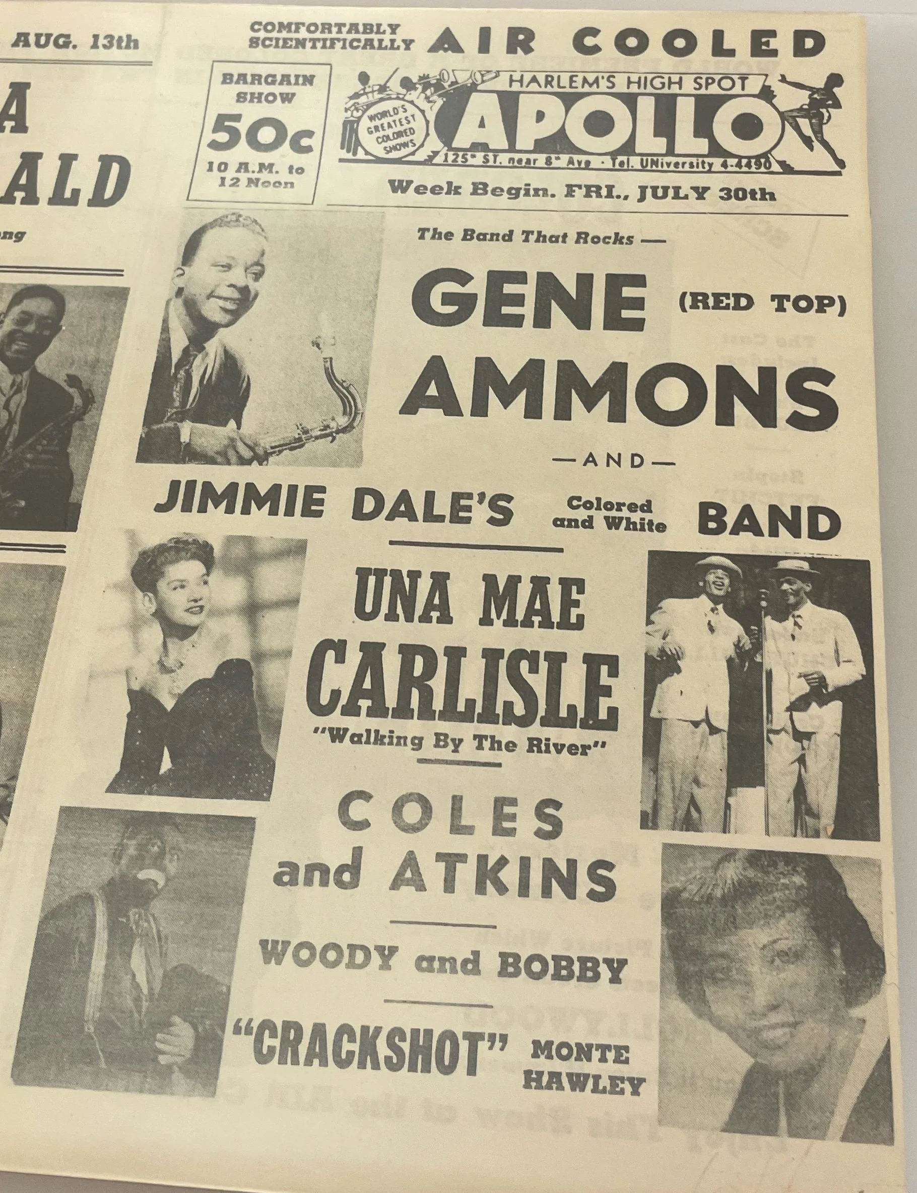 1948 Gene Ammons Ork, Una Mae Carlisle, Coles & Atkins, Crackshot & Monte Hawley