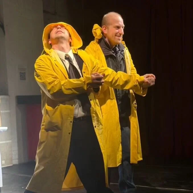 Well it's done! We know of nothing harder, artistically, than birthing a new show. DEARLY DEPARTED premiered last Friday! Created and performed by Co-Artistic Director Karim Muasher! (with assistance from Co-Artistic Director Carrie Brown)
A big tha