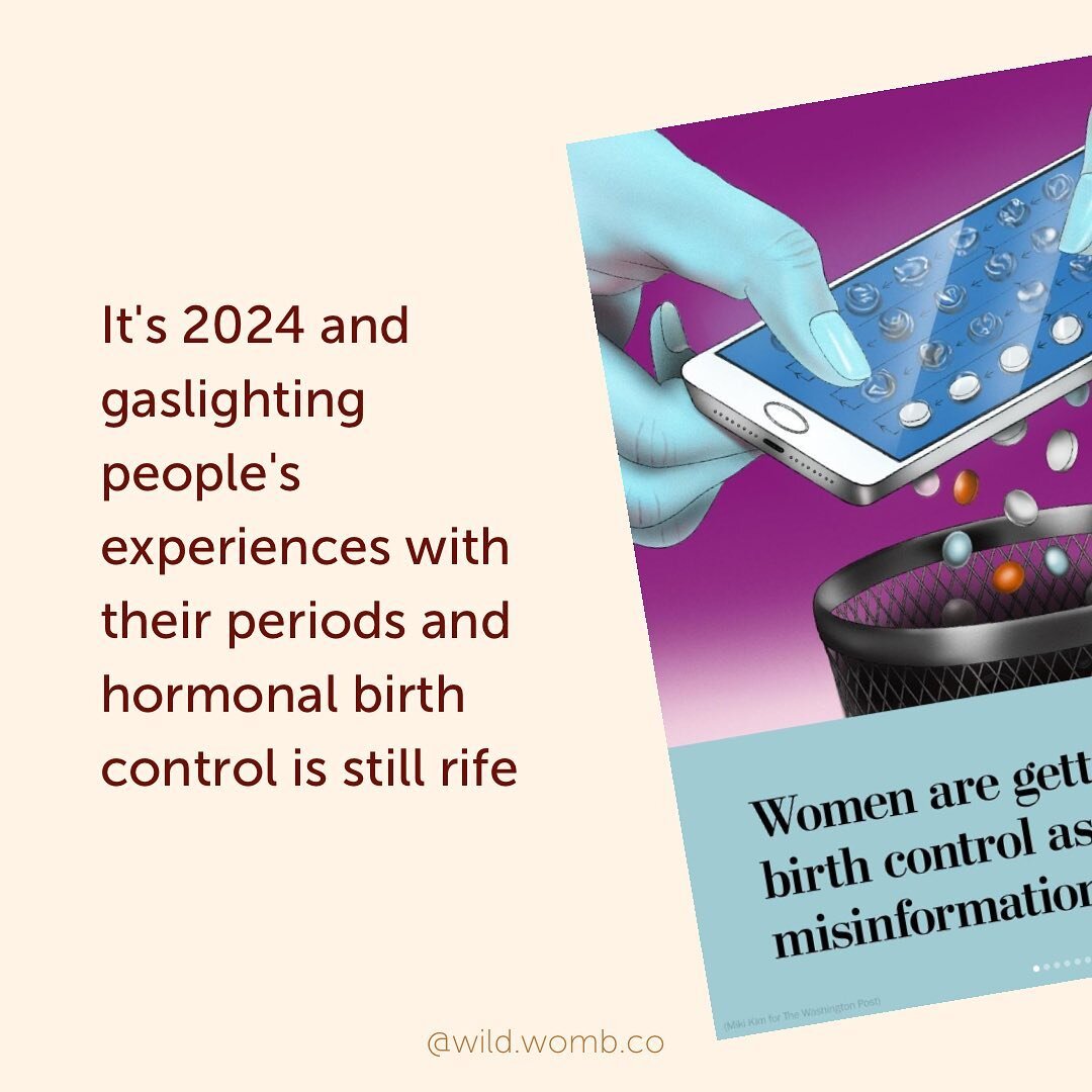 Have you read the article by @washingtonpost on hormonal birth control and misinformation in the online space?

Swipe across for some of my thoughts on how the article reads (it fired me right up!) ➡️
.
.
I also have some wild questions...

✨Why the 