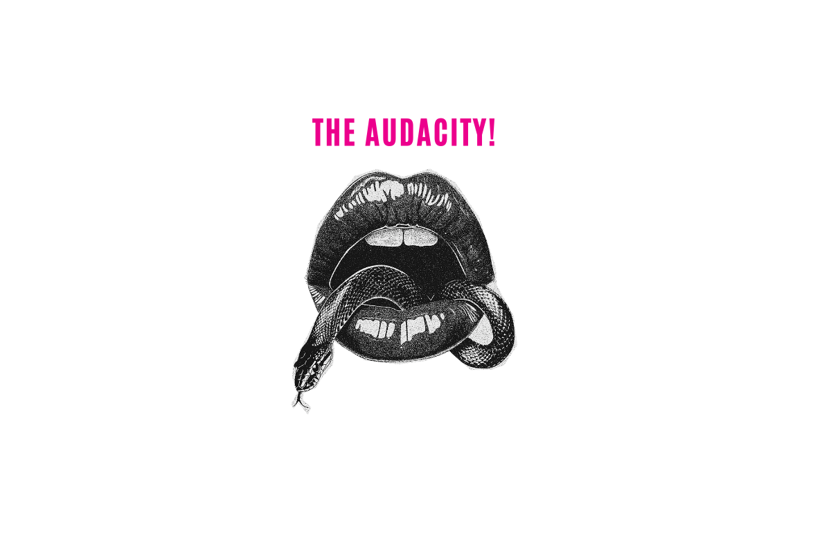 THE AUDACITY!