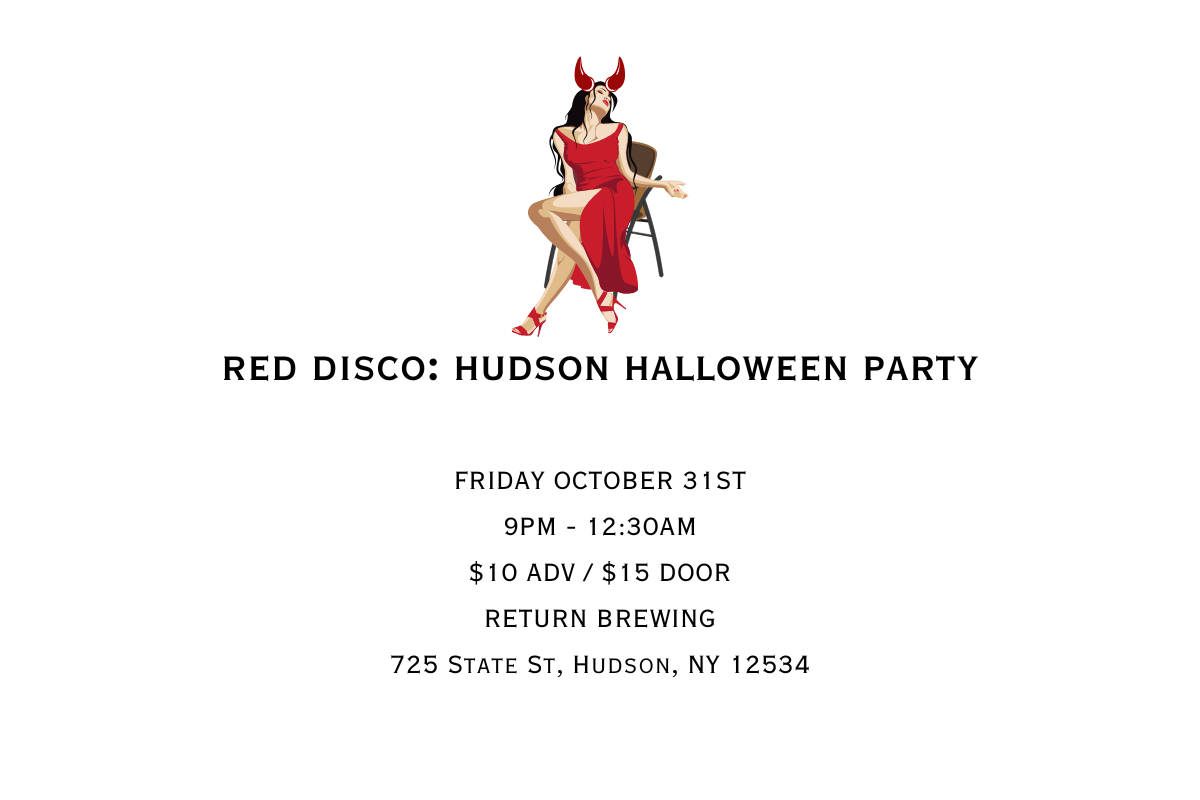 RED DISCO: HUDSON HALLOWEEN PARTY @RETURN BREWING