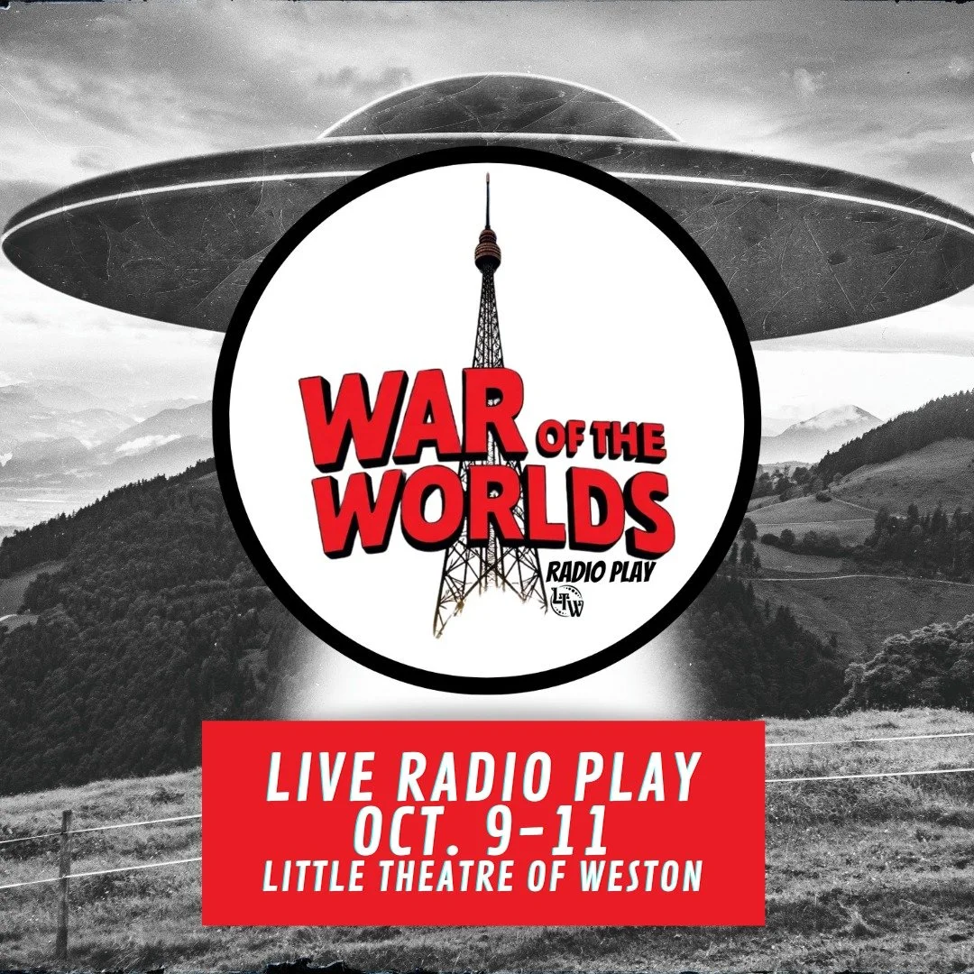 Streaming or in-person, this one’s out of this world πβ¨. War of the Worlds Radio Play: Oct 9–11.
Learn More: https://www.onthestage.tickets/show/little-theatre-of-weston/68bcb00492b95528397eb3d4/tickets#/productions-view