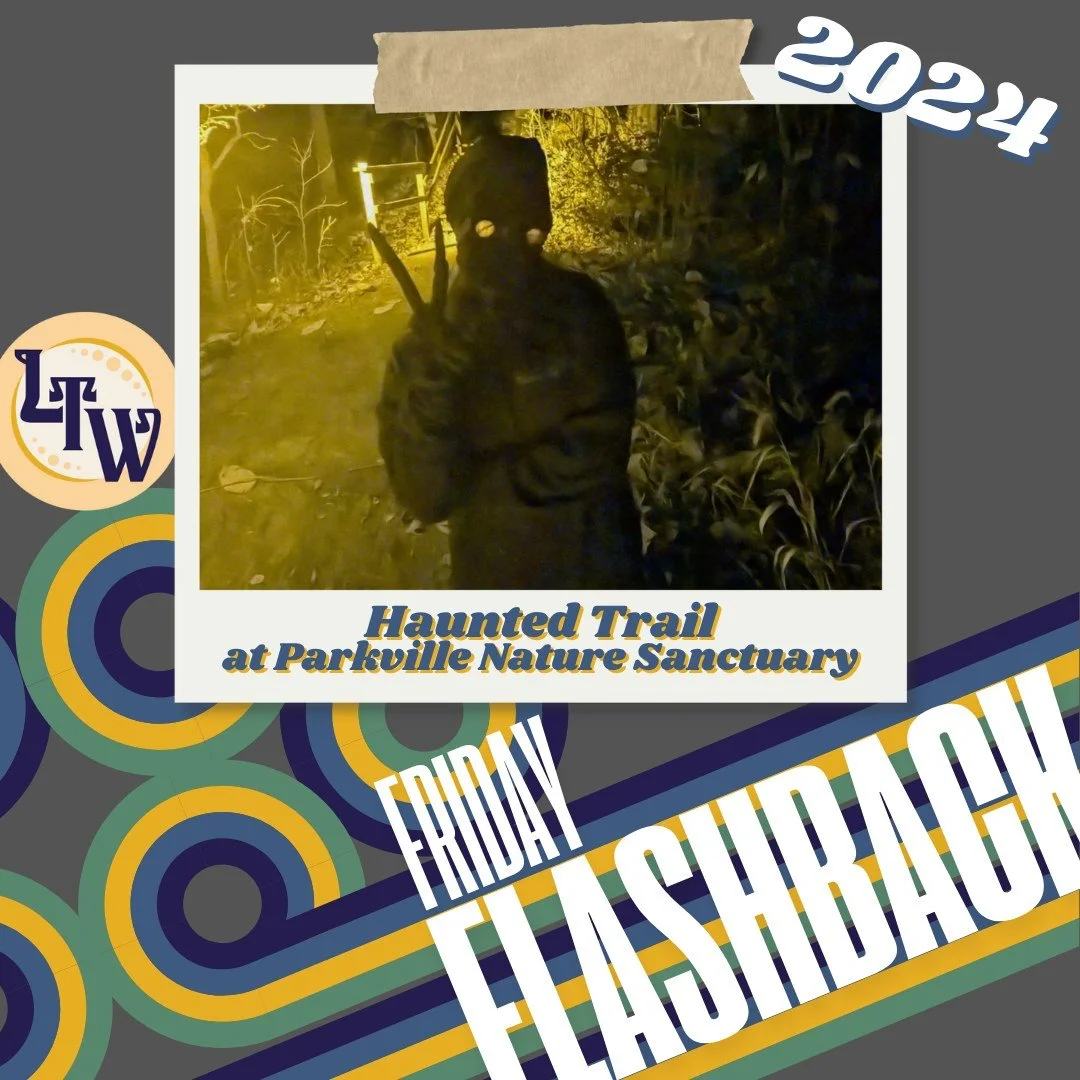 🌲🔦 FRIDAY FLASHBACK! 🔦🌲

Throwing it back to our first truly successful Haunted Trail at Parkville Nature Sanctuary....... even if it was technically our second attempt. (The first one? Rained out, everyone got sick; very on-brand for spooky seas