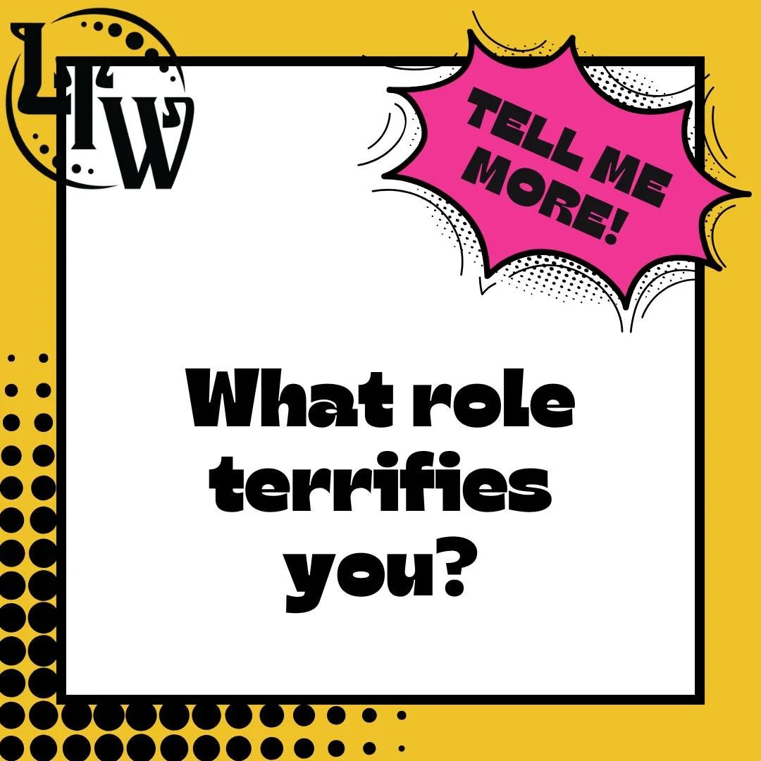 Inquiring minds want to know...

Which role terrifies you (whether good or bad)??

✨ Tell Me More! ✨

#TellMeMore #LTWCommunity #LittleTheatreOfWeston #TheatreMemories #AudienceSpotlight #CommunityTheatreLove #ShareYourStory #TheatreWeston