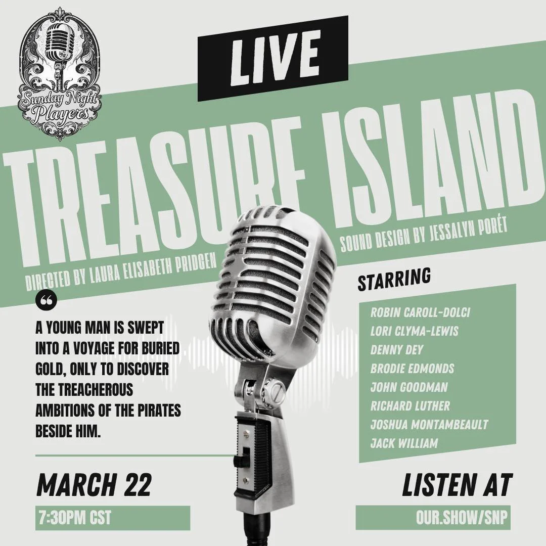 Tomorrow night, 8 actors take on 26 characters. 🎙️🏴&zwj;☠️

Treasure Island comes to life and it&rsquo;s all happening through voice, sound, and pure imagination.

A young man. A map. A crew you definitely shouldn&rsquo;t trust. Watch the story shi