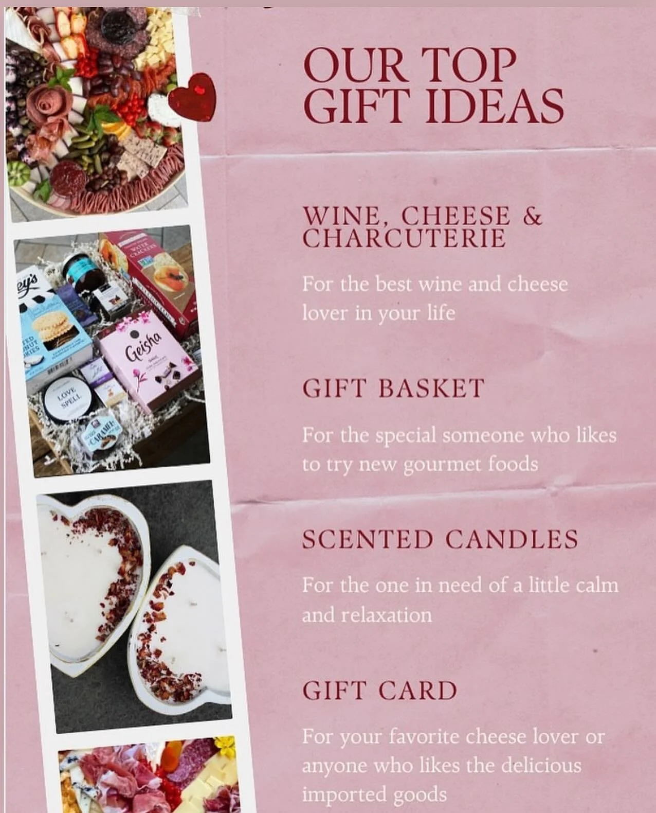 It&rsquo;s not too late to place your orders! 
.
.
 #Charcuterie #cheeseboard #cheeseandcharcuterie #grazing #giftbaskets #charcuterieboard #happyhour #honey #gourmet #gourmetfood #food #eastcoastfoodies #cheeseshop #bonappetit #corporate #smallbusin