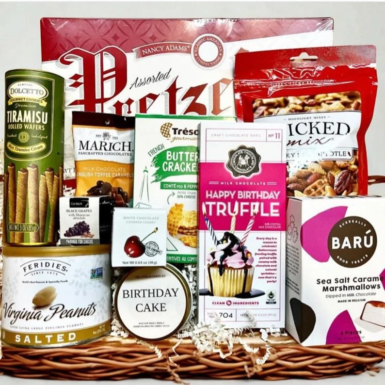 Did you know we offer gourmet gift baskets for every occasion?
Discover the perfect present with our Gourmet Gift Basket &mdash; a thoughtfully curated selection of premium products sourced locally and from around the world. Each basket is uniquely a