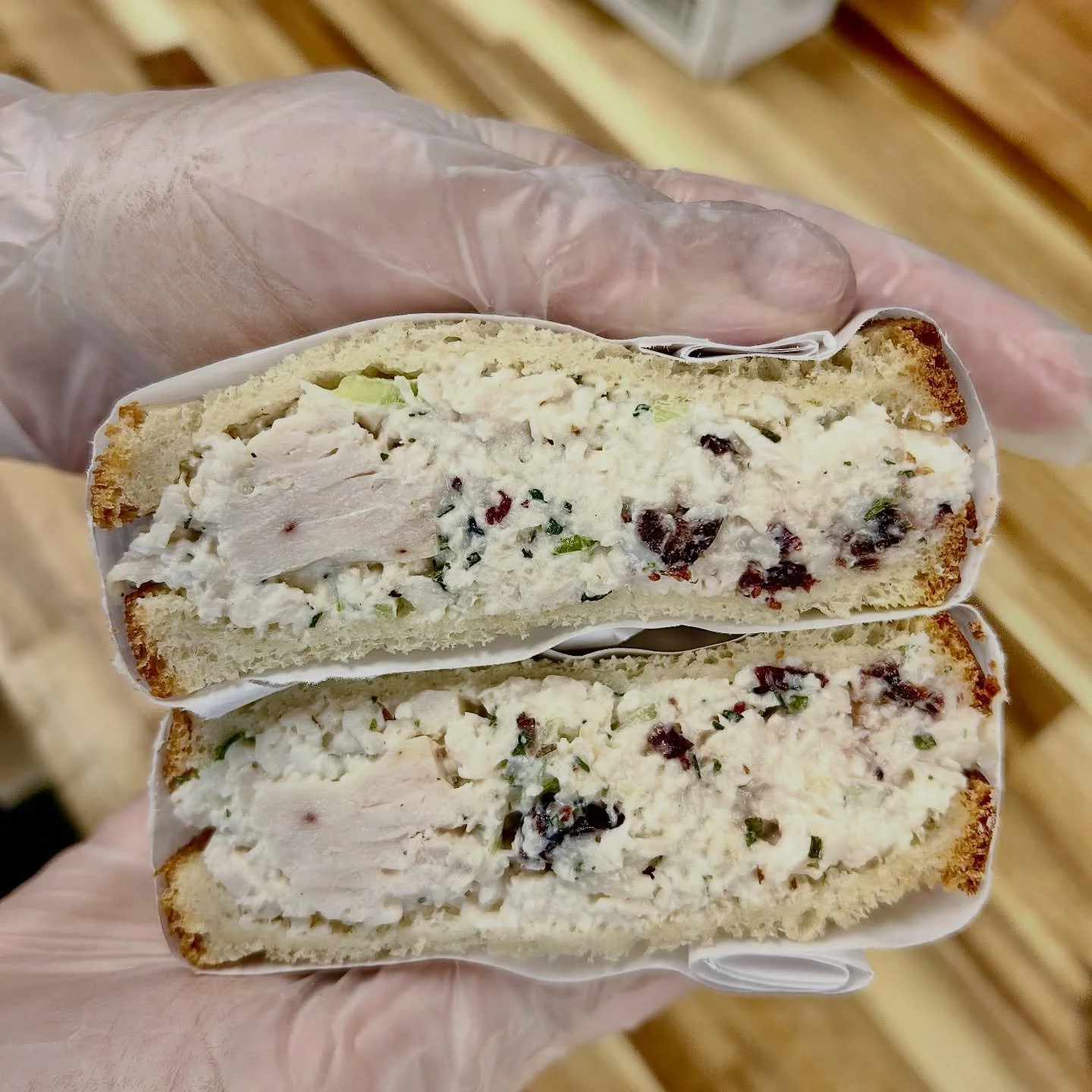 Chicken salad sandwich!  #Charcuterie #cheeseboard #cheeseandcharcuterie #grazing #giftbaskets