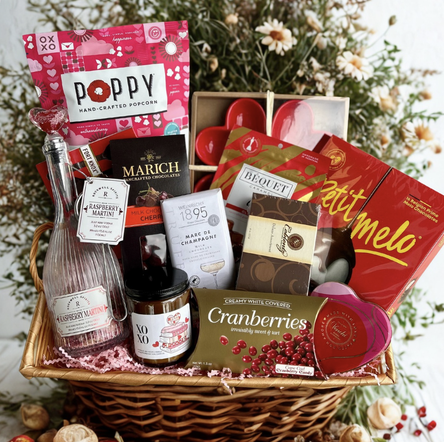 Valentine's Day Themed Gift Baskets