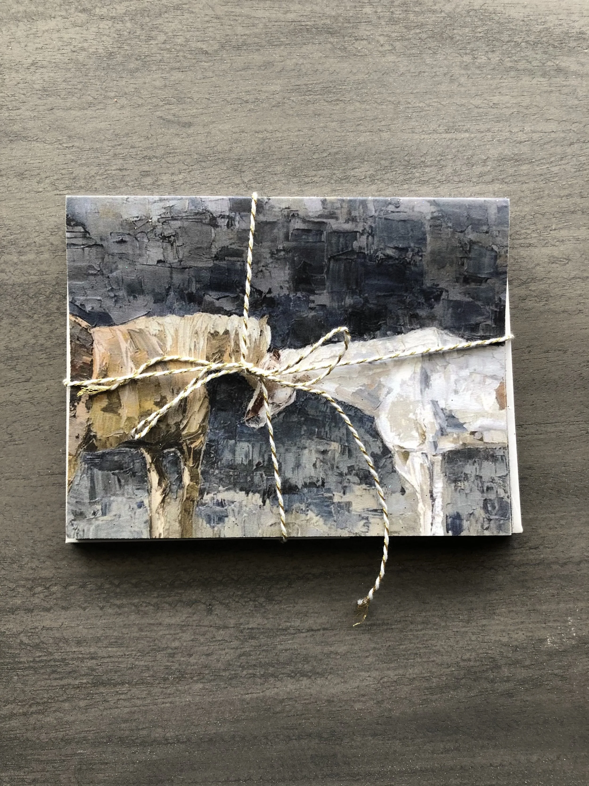 "Meeting" Original art Notecards 10 count