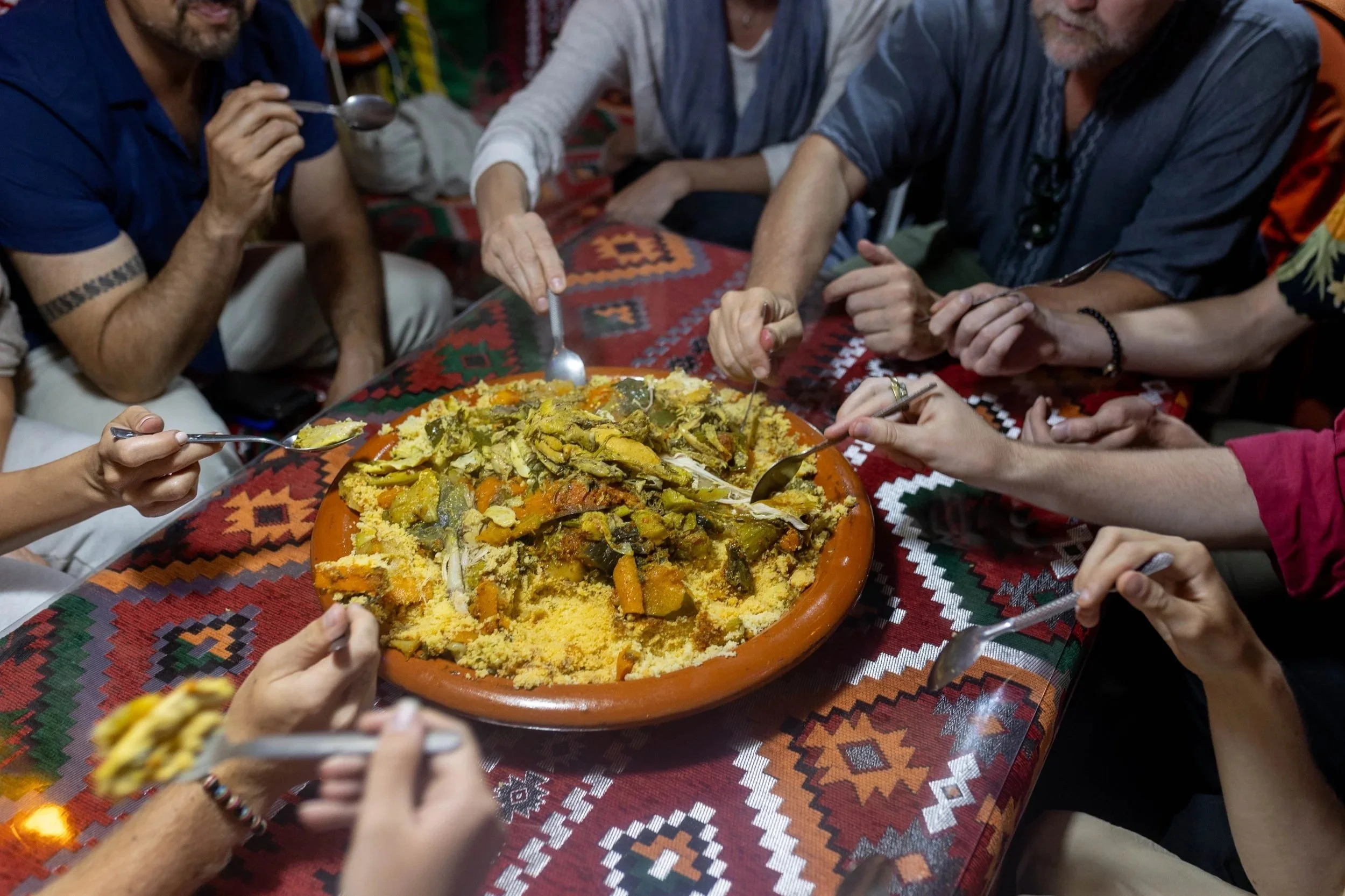 Chicken couscous tagine